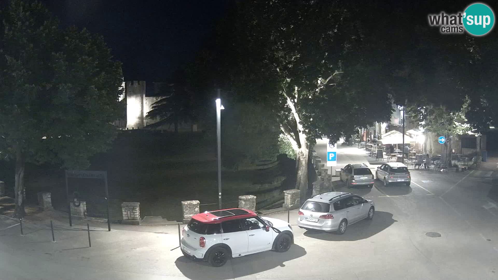 Live Svetvinčenat – Blick auf Schloss Morosini Grimani – Istrien – Kroatien