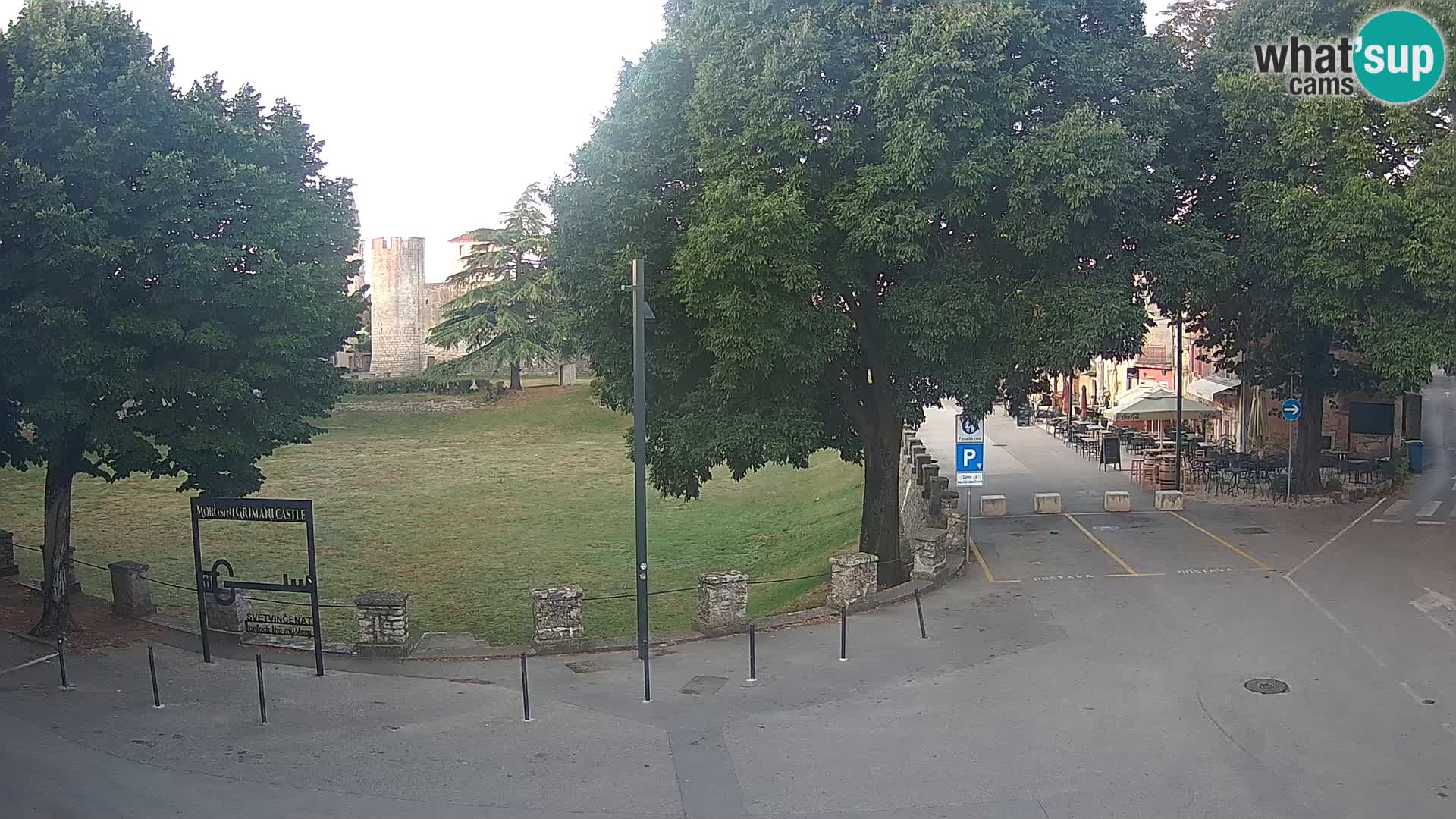 LIVE Svetvinčenat – vista al castillo Morosini Grimani – Istria – Croacia