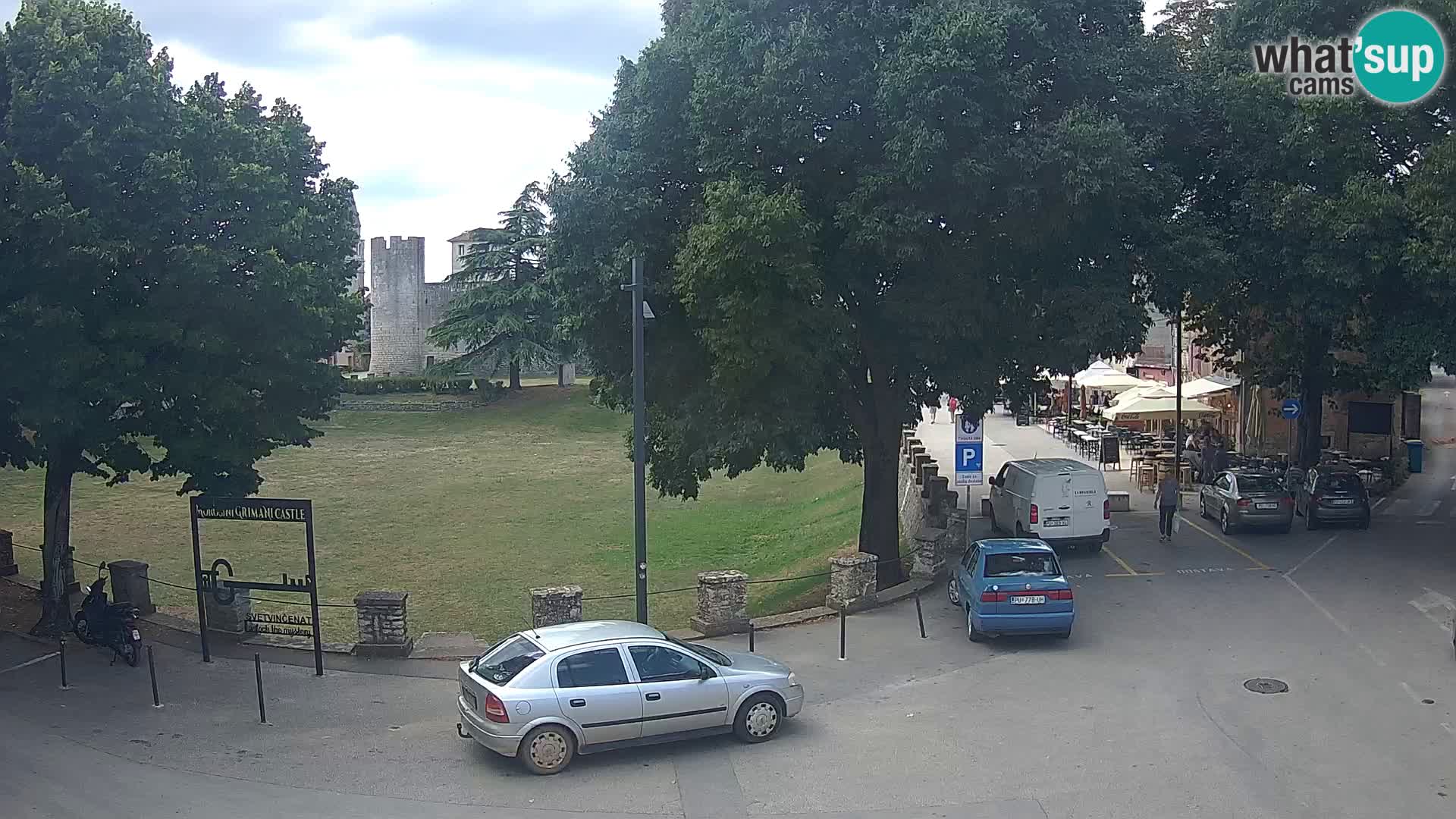 LIVE Svetvinčenat – vista al castillo Morosini Grimani – Istria – Croacia