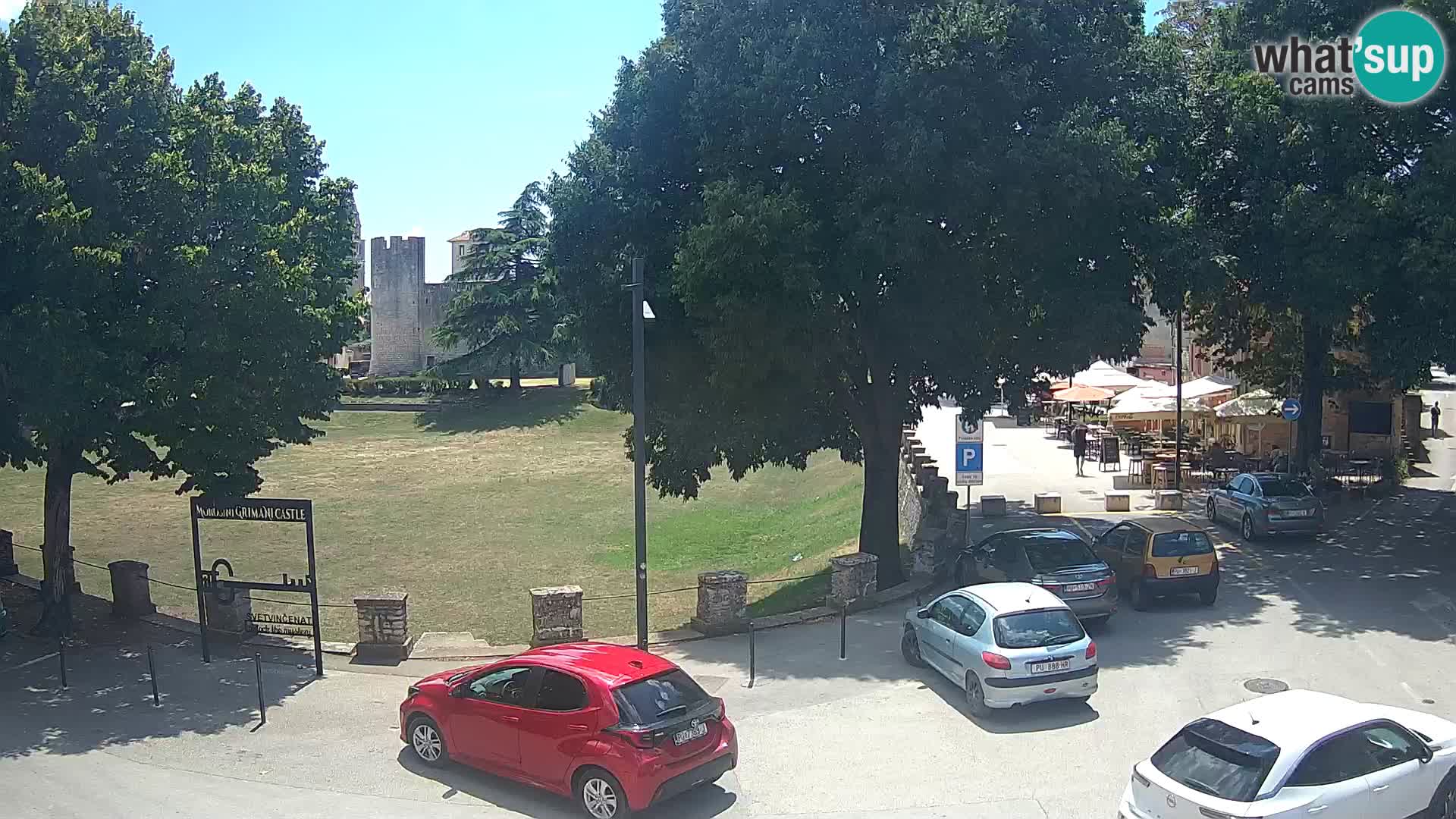 Live Svetvinčenat – view to Castle Morosini Grimani – Istria – Croatia