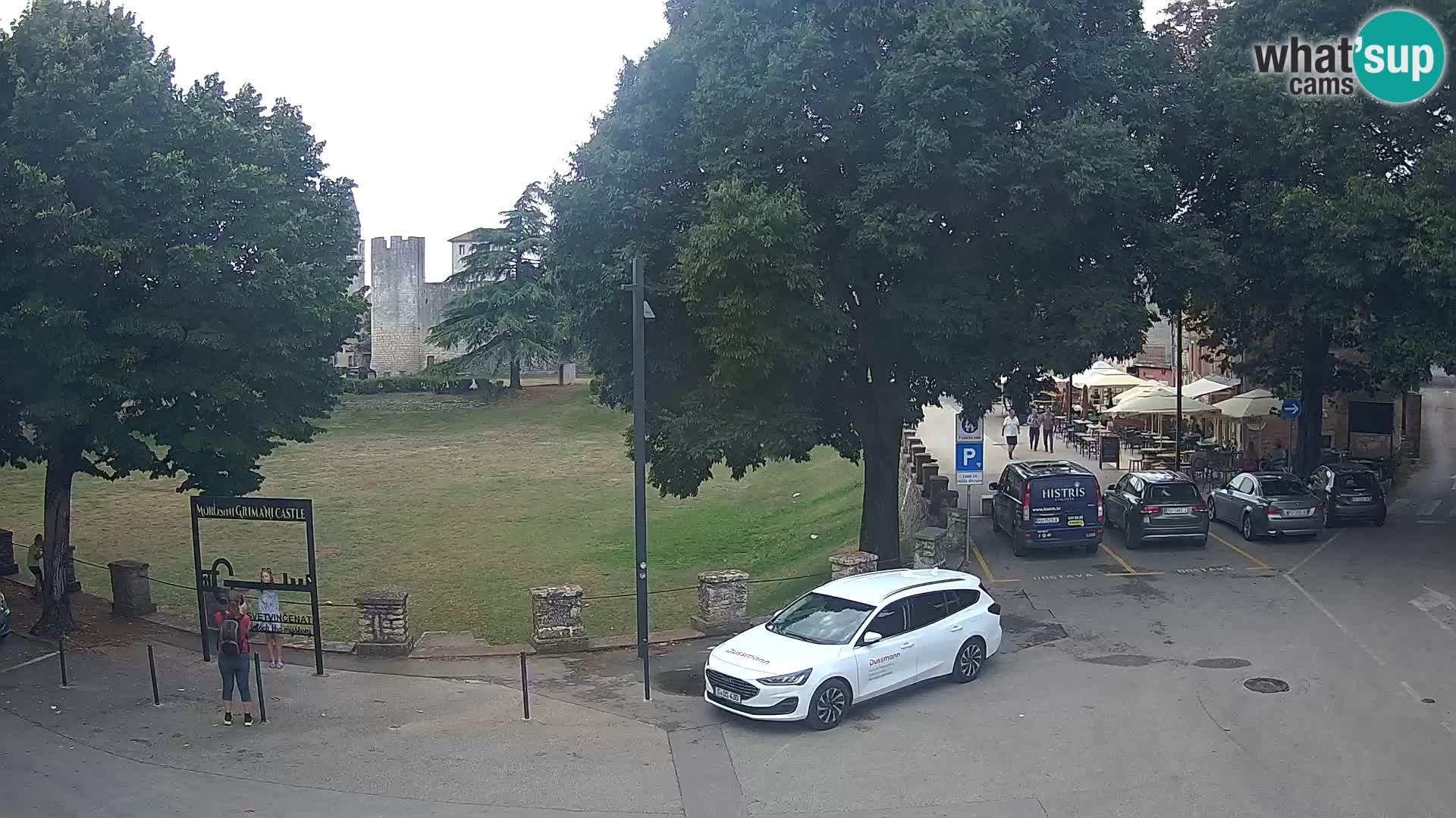 Live Svetvinčenat (Sanvincenti) – vista sul castello Morosini Grimani – Istria – Croazia