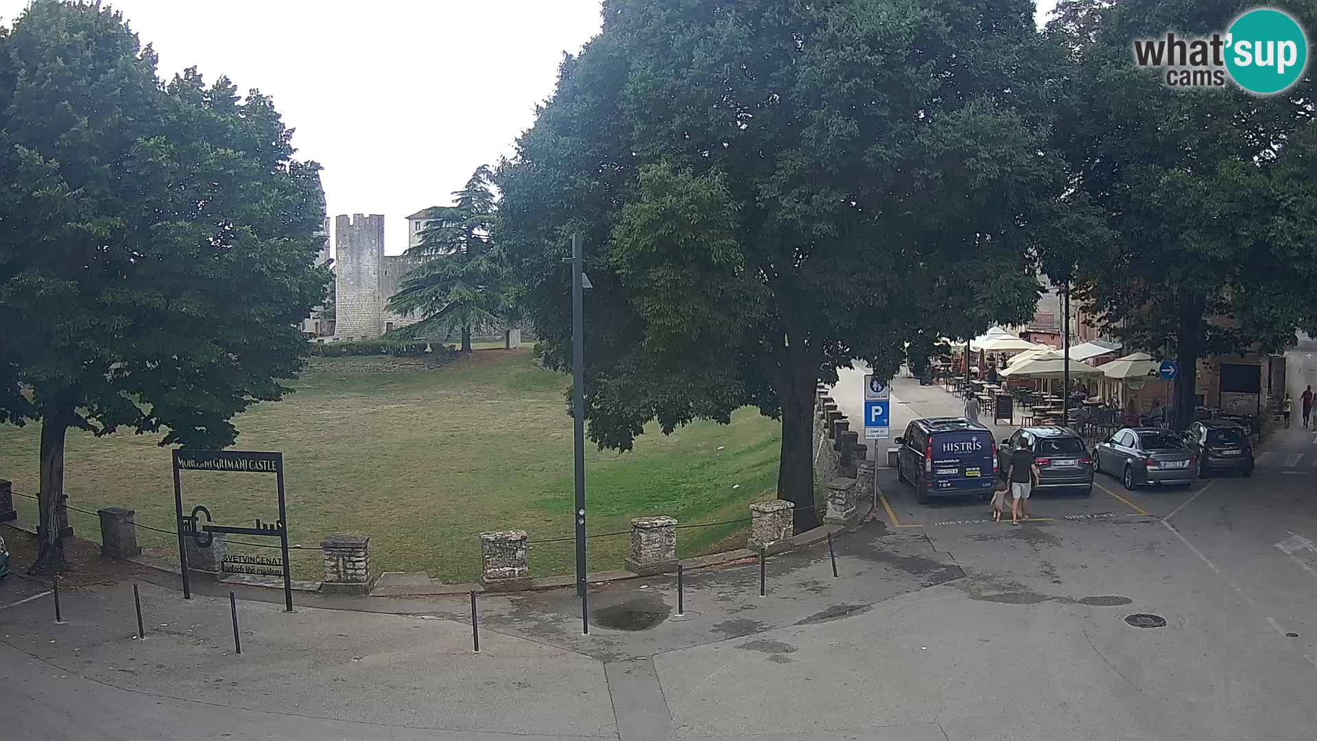Live Svetvinčenat (Sanvincenti) – vista sul castello Morosini Grimani – Istria – Croazia