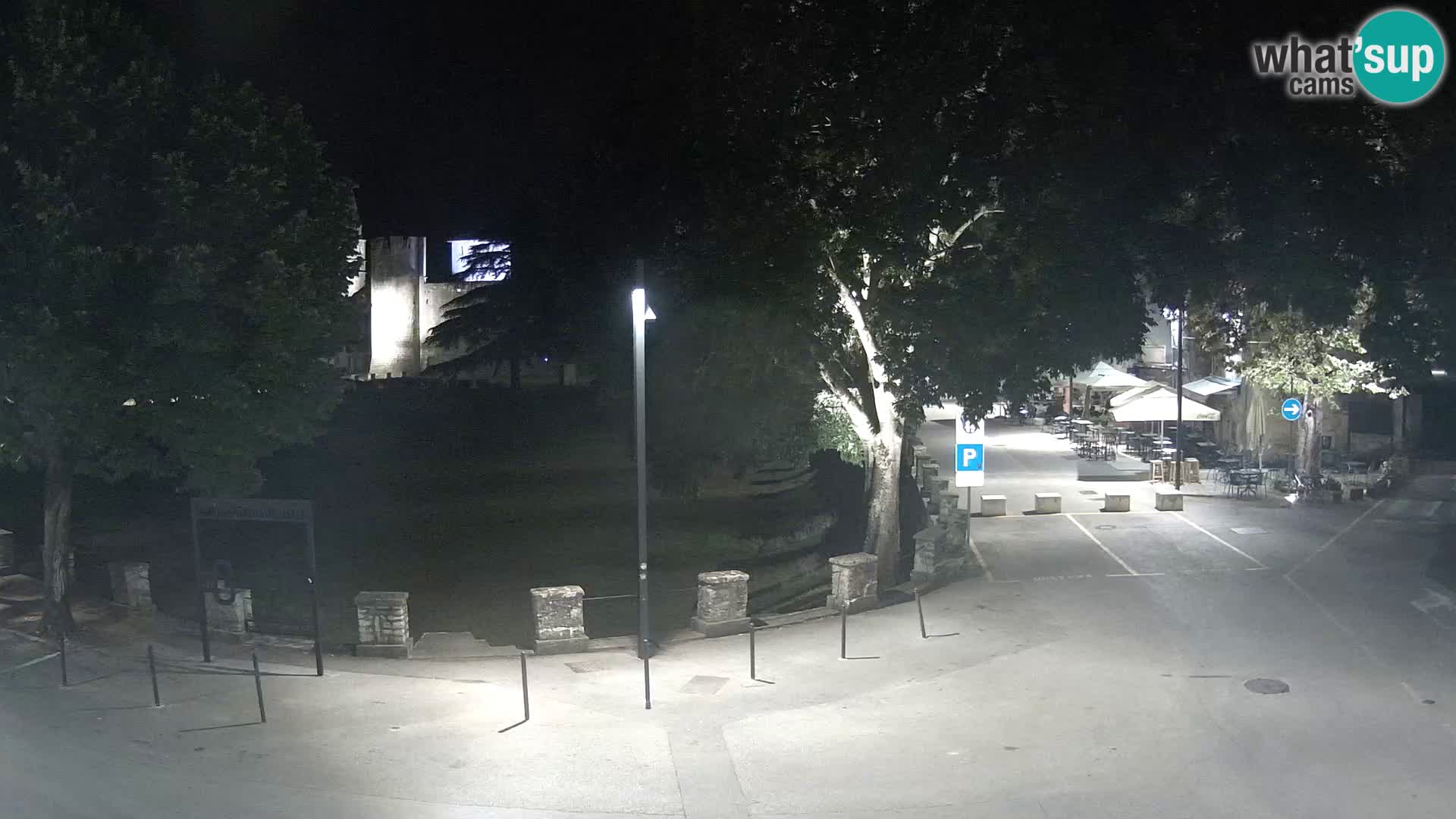 Live Svetvinčenat (Sanvincenti) – vista sul castello Morosini Grimani – Istria – Croazia