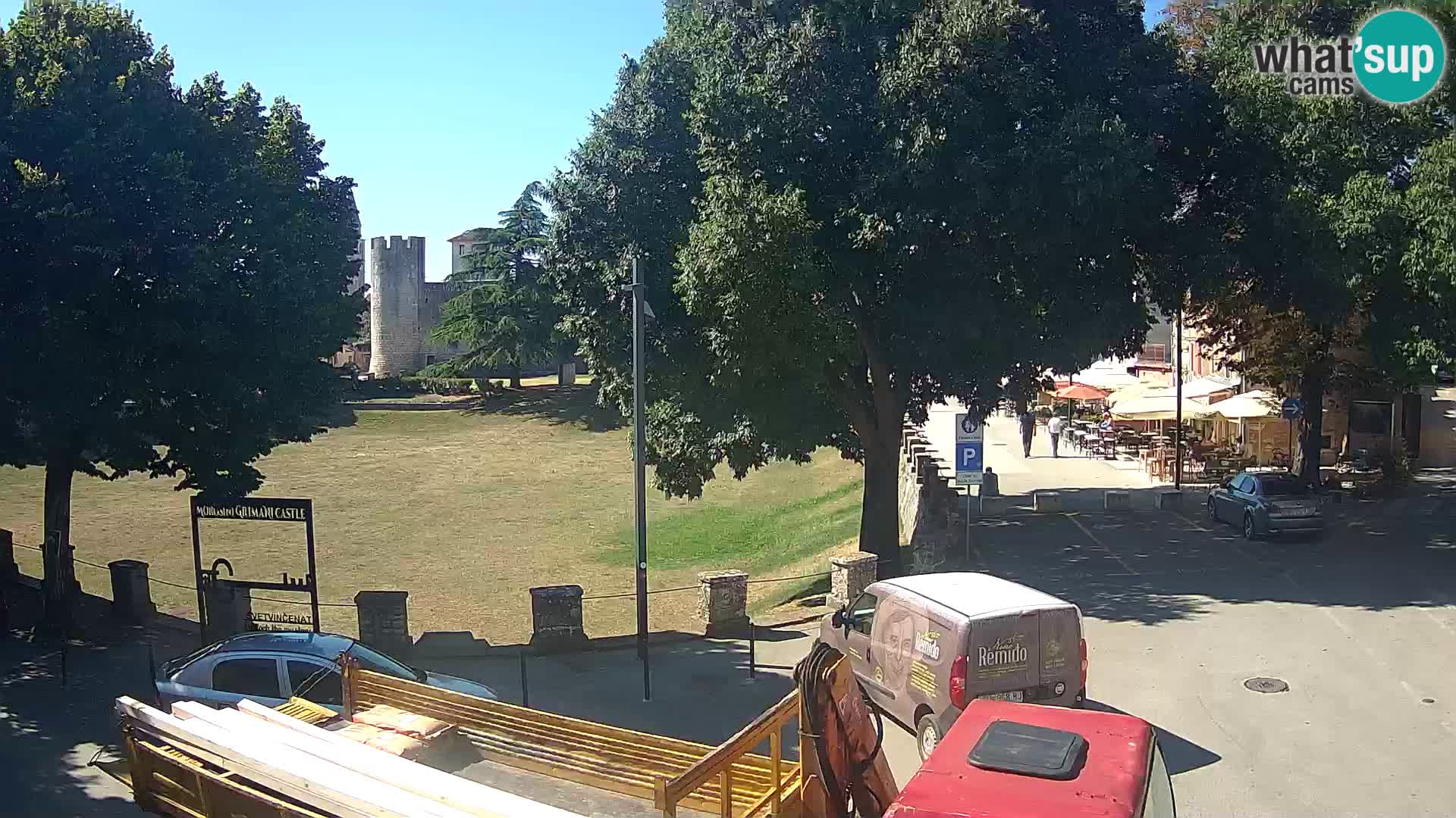 Live Svetvinčenat – view to Castle Morosini Grimani – Istria – Croatia