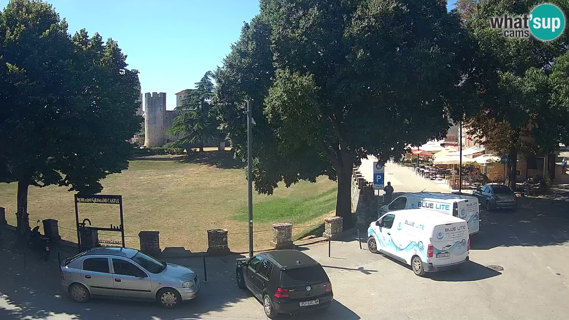 LIVE Svetvinčenat – vista al castillo Morosini Grimani – Istria – Croacia