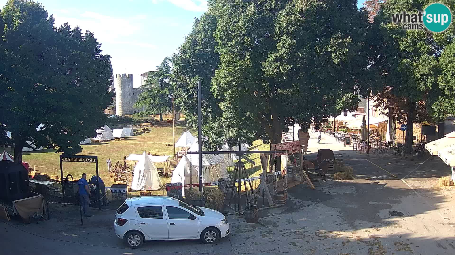LIVE Svetvinčenat – vista al castillo Morosini Grimani – Istria – Croacia
