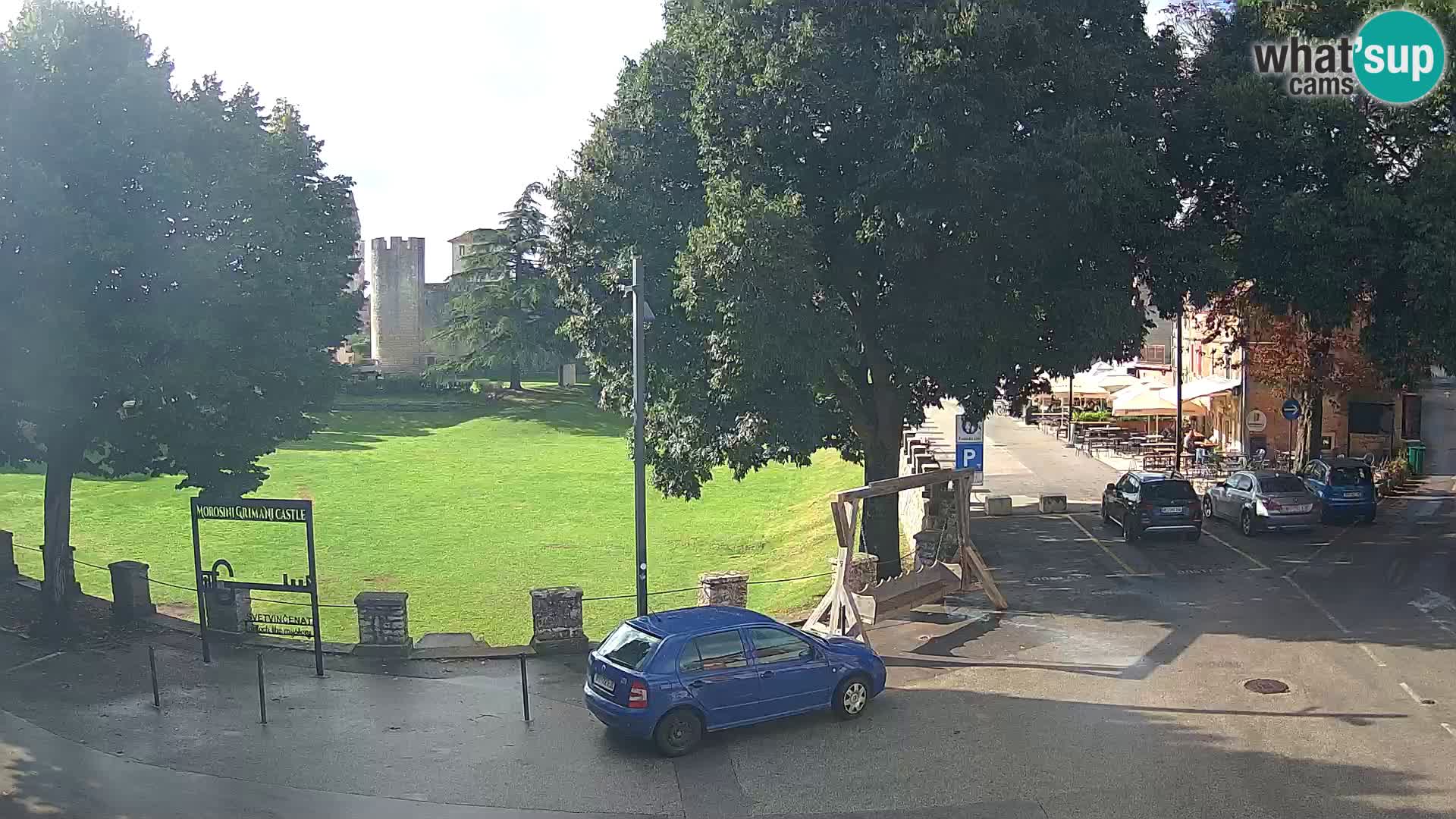 Uživo Svetvinčenat – pogled na dvorac Morosini Grimani – Istra