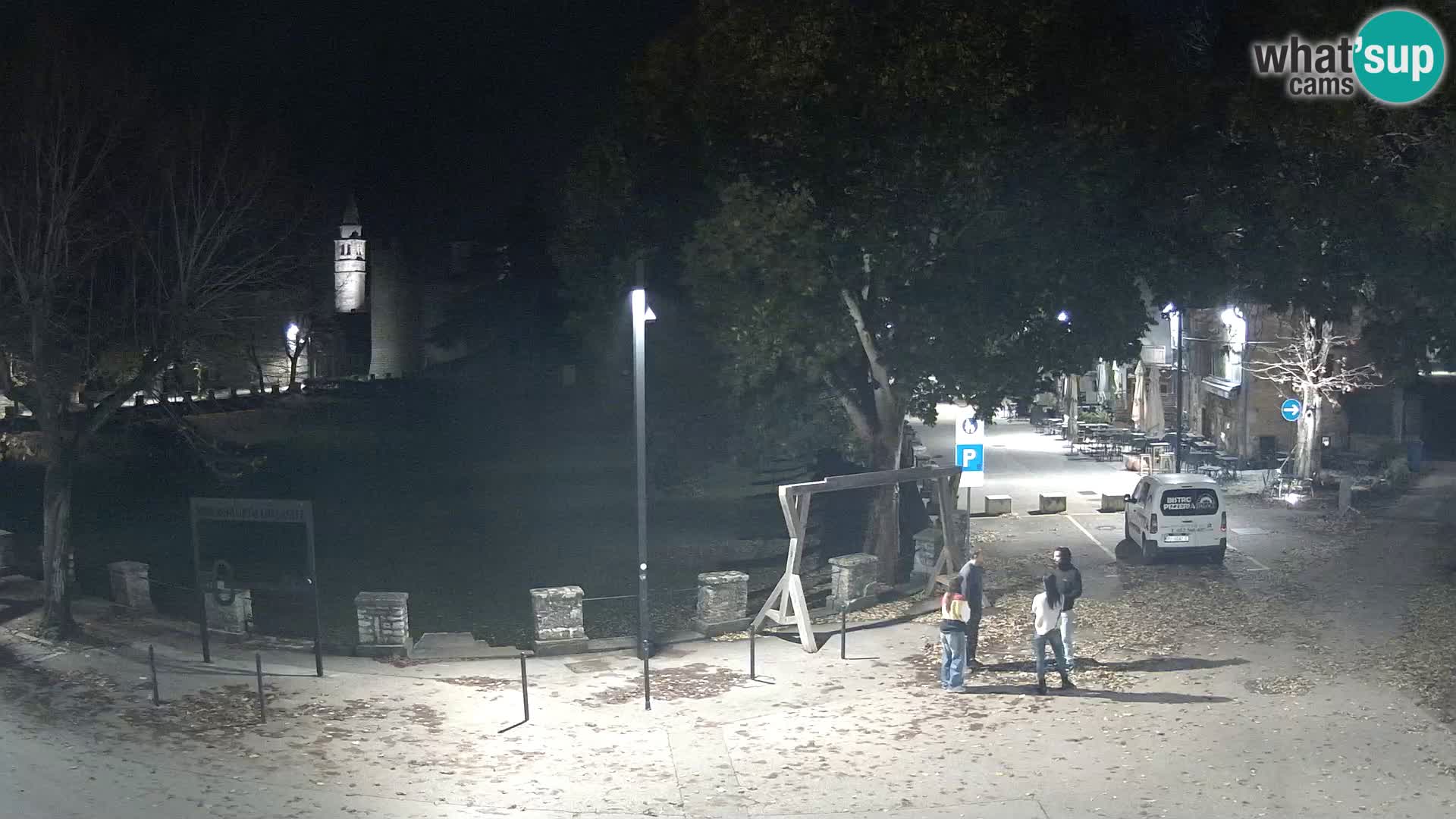 Svetvinčenat v živo – pogled na grad Morosini Grimani – Istra – Hrvaška