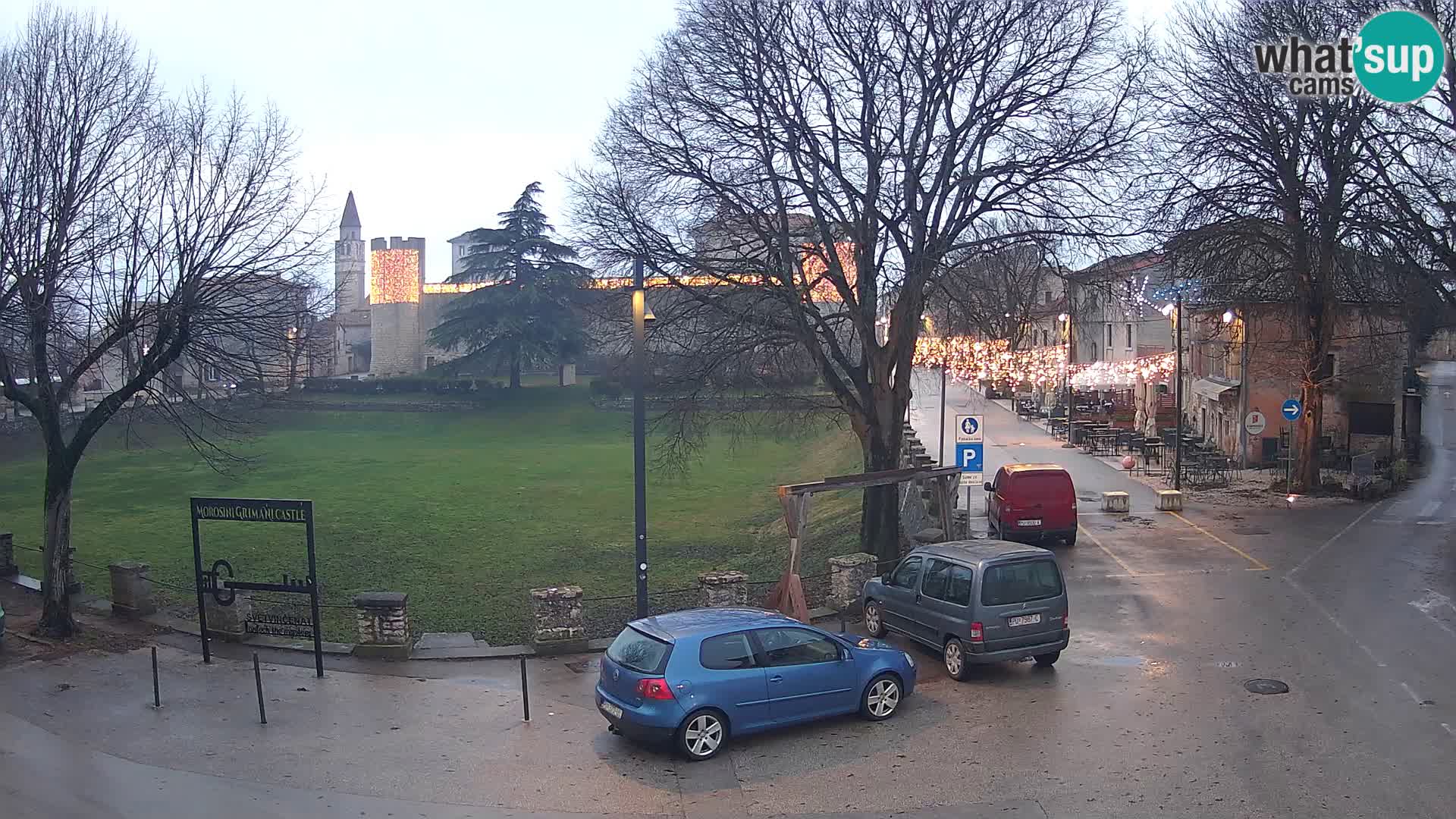 Live Svetvinčenat – view to Castle Morosini Grimani – Istria – Croatia