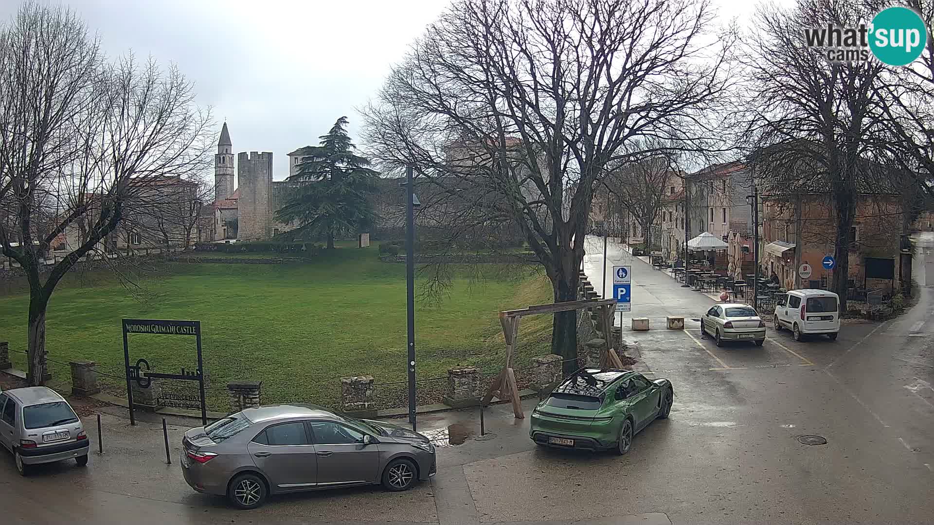 LIVE Svetvinčenat – vista al castillo Morosini Grimani – Istria – Croacia