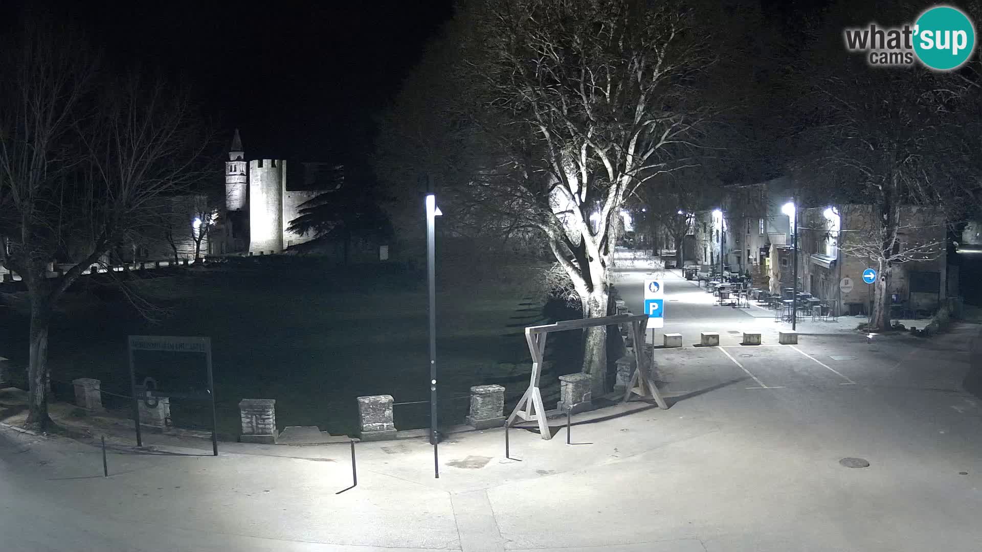 Live Svetvinčenat (Sanvincenti) – vista sul castello Morosini Grimani – Istria – Croazia