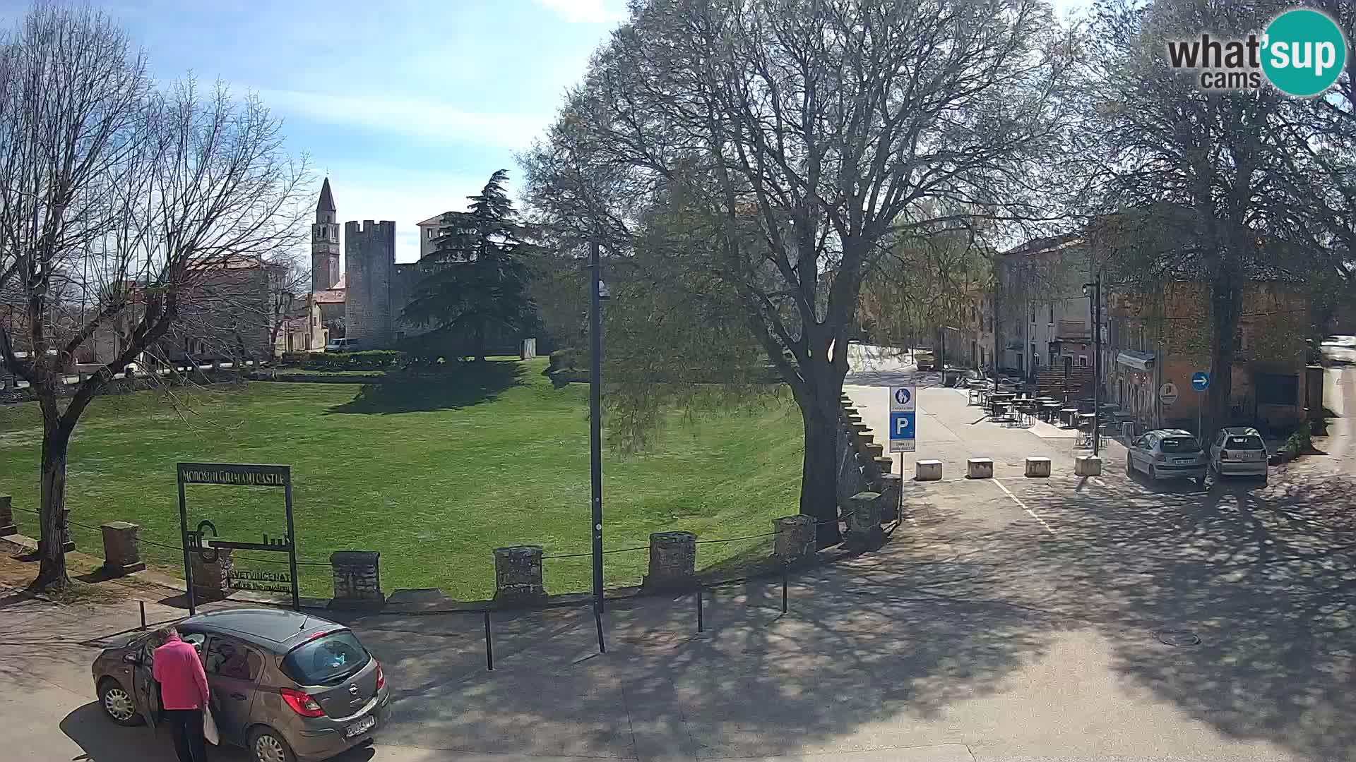 LIVE Svetvinčenat – vista al castillo Morosini Grimani – Istria – Croacia