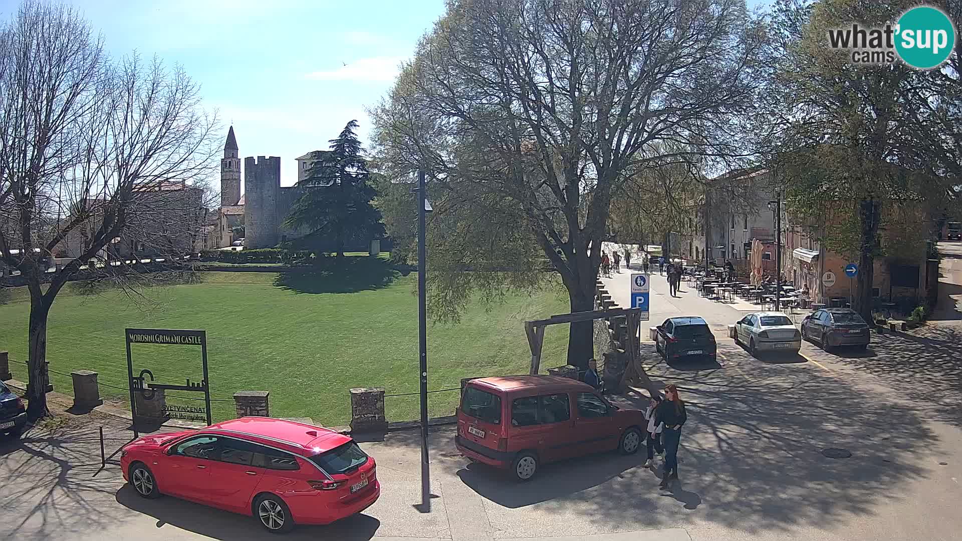 Live Svetvinčenat – vue sur le château Morosini Grimani – Istrie – Croatie