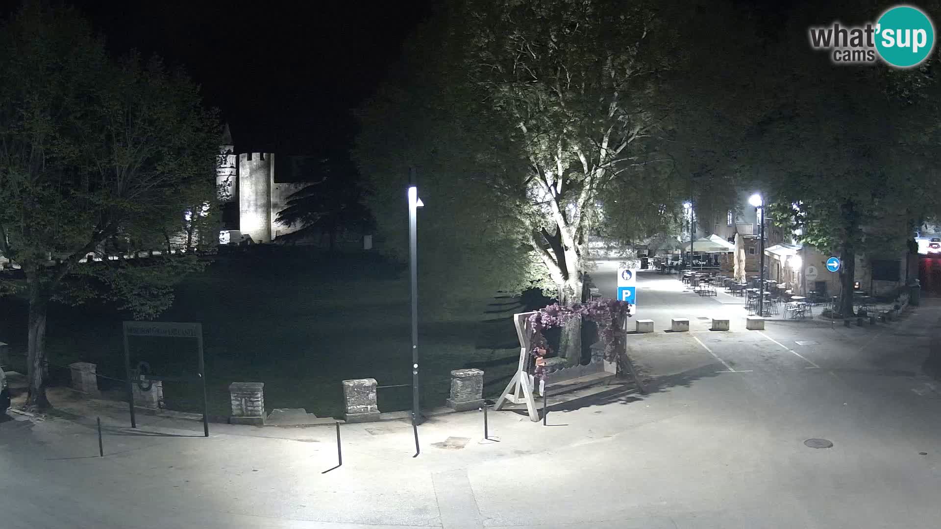 LIVE Svetvinčenat – vista al castillo Morosini Grimani – Istria – Croacia