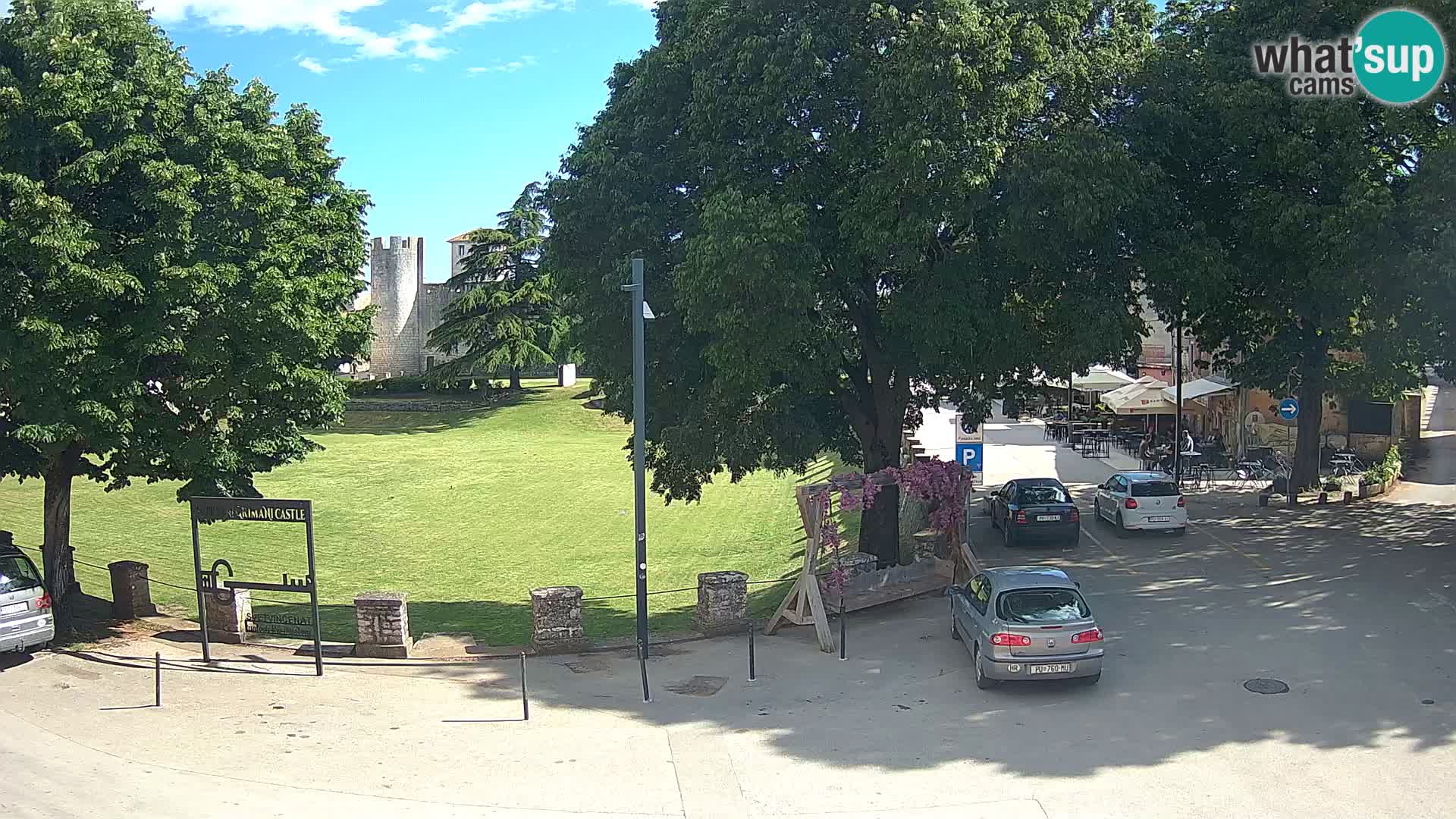 Live Svetvinčenat – Blick auf Schloss Morosini Grimani – Istrien – Kroatien