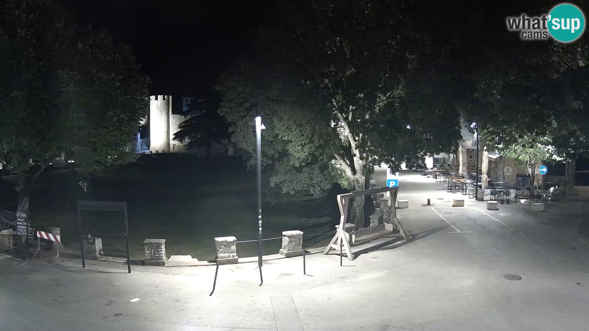 Live Svetvinčenat (Sanvincenti) – vista sul castello Morosini Grimani – Istria – Croazia