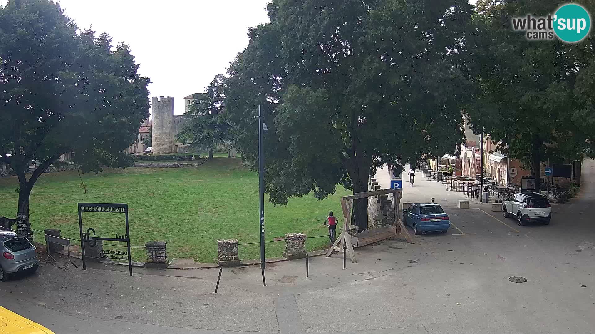 Live Svetvinčenat (Sanvincenti) – vista sul castello Morosini Grimani – Istria – Croazia
