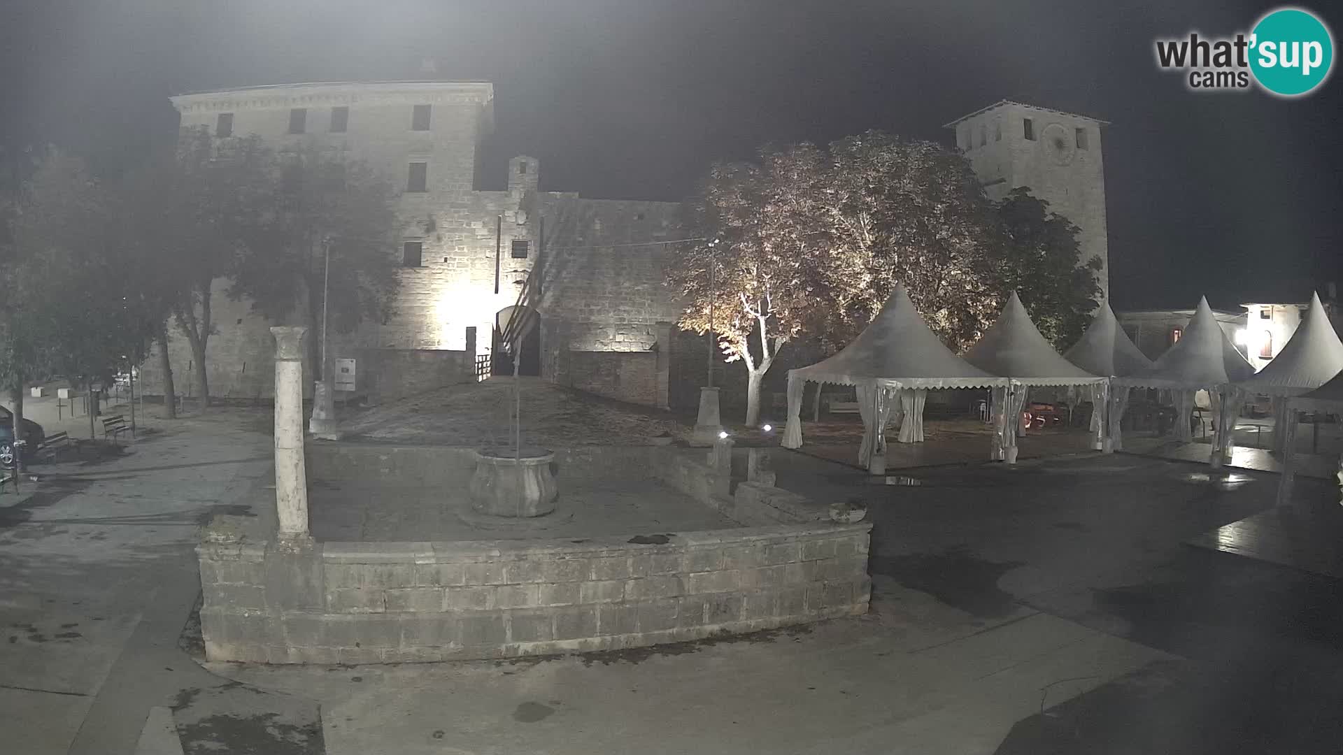 Webcam Svetvinčenat (Sanvincenti) – il castello e il pozzo – Istria – Croazia