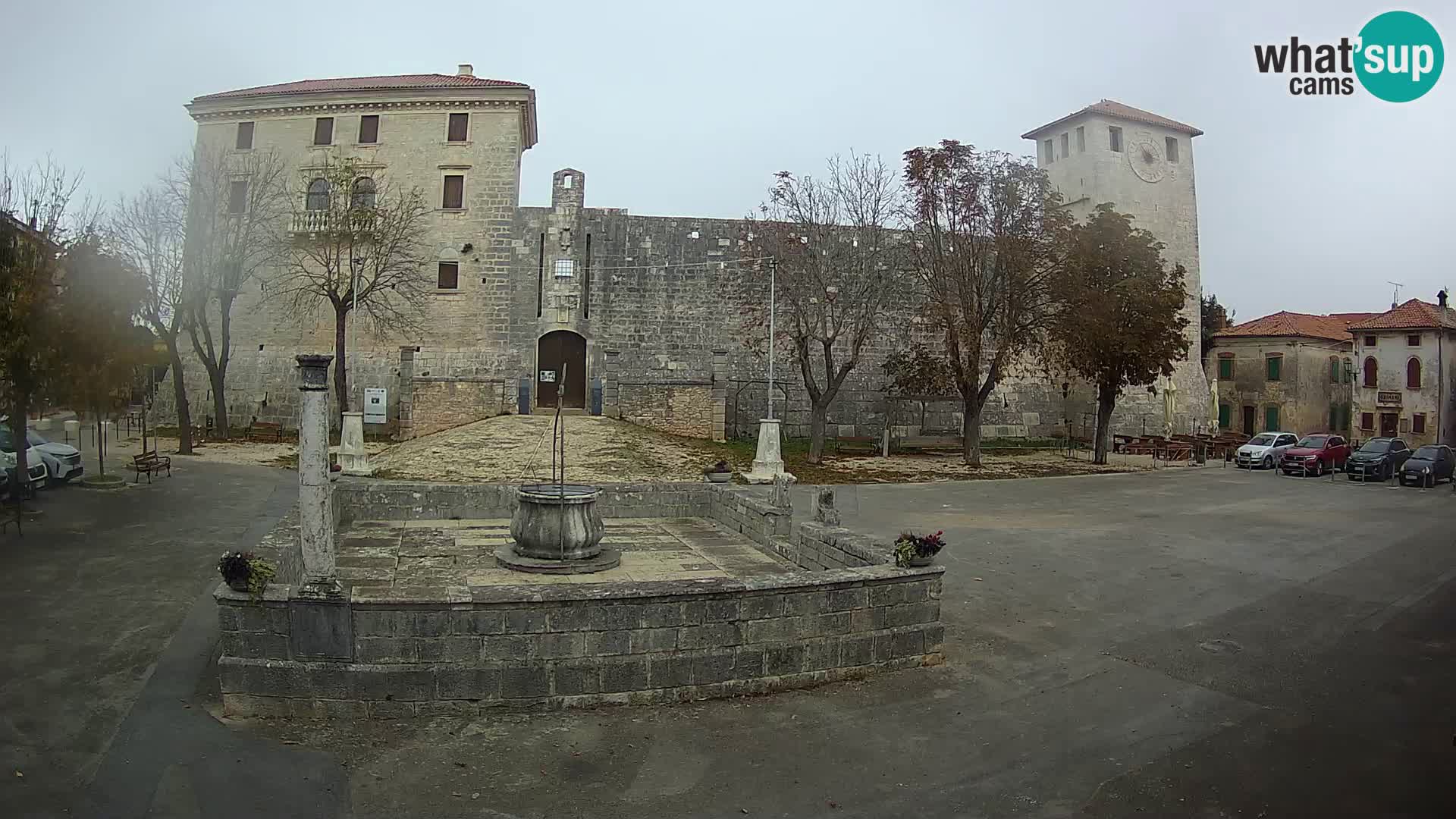 Webcam Svetvinčenat (Sanvincenti) – il castello e il pozzo – Istria – Croazia