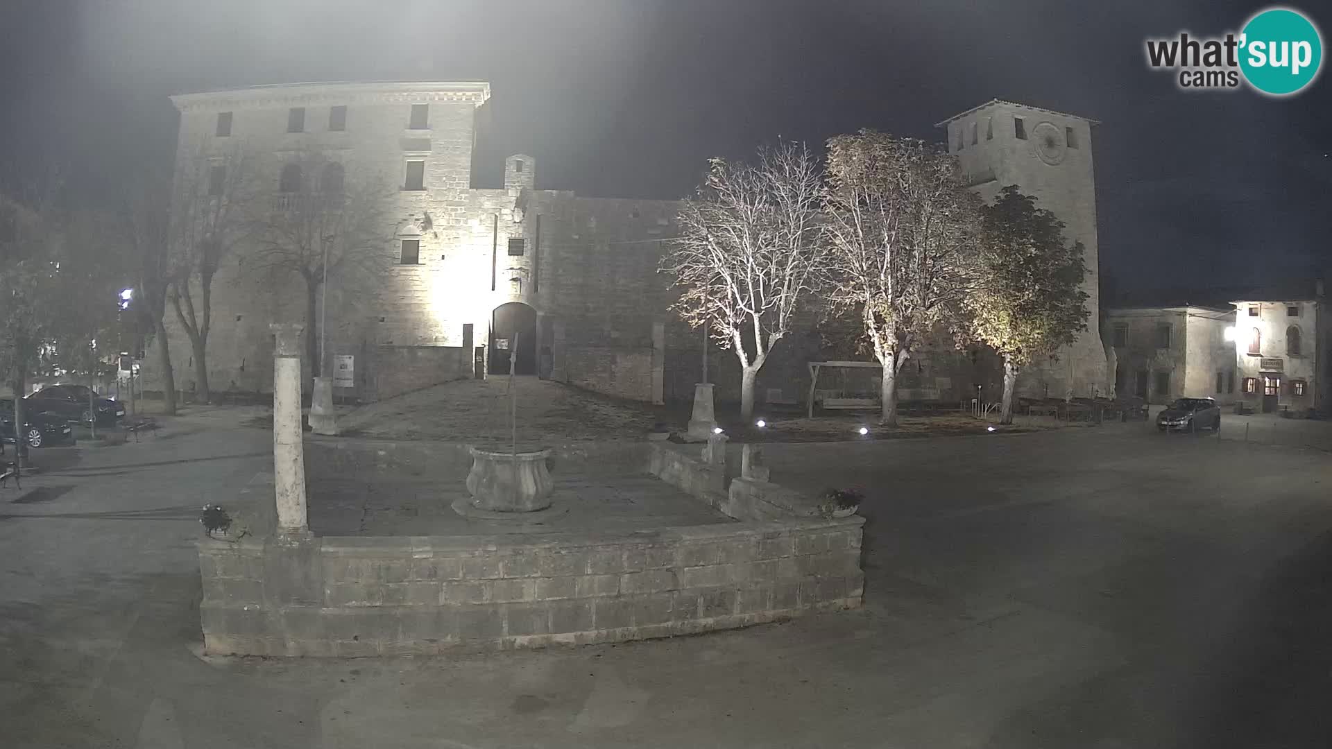 Webcam Svetvinčenat (Sanvincenti) – il castello e il pozzo – Istria – Croazia