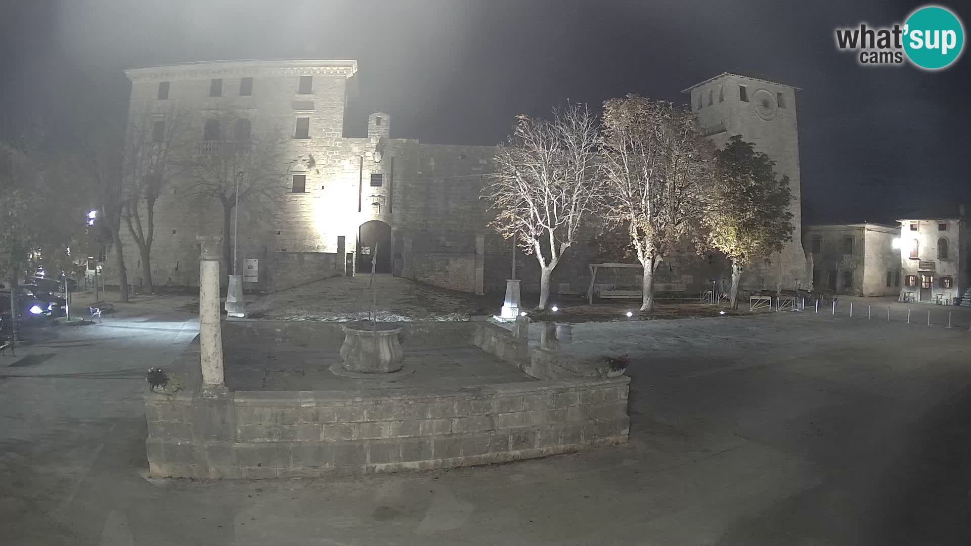 Webcam Svetvinčenat (Sanvincenti) – il castello e il pozzo – Istria – Croazia