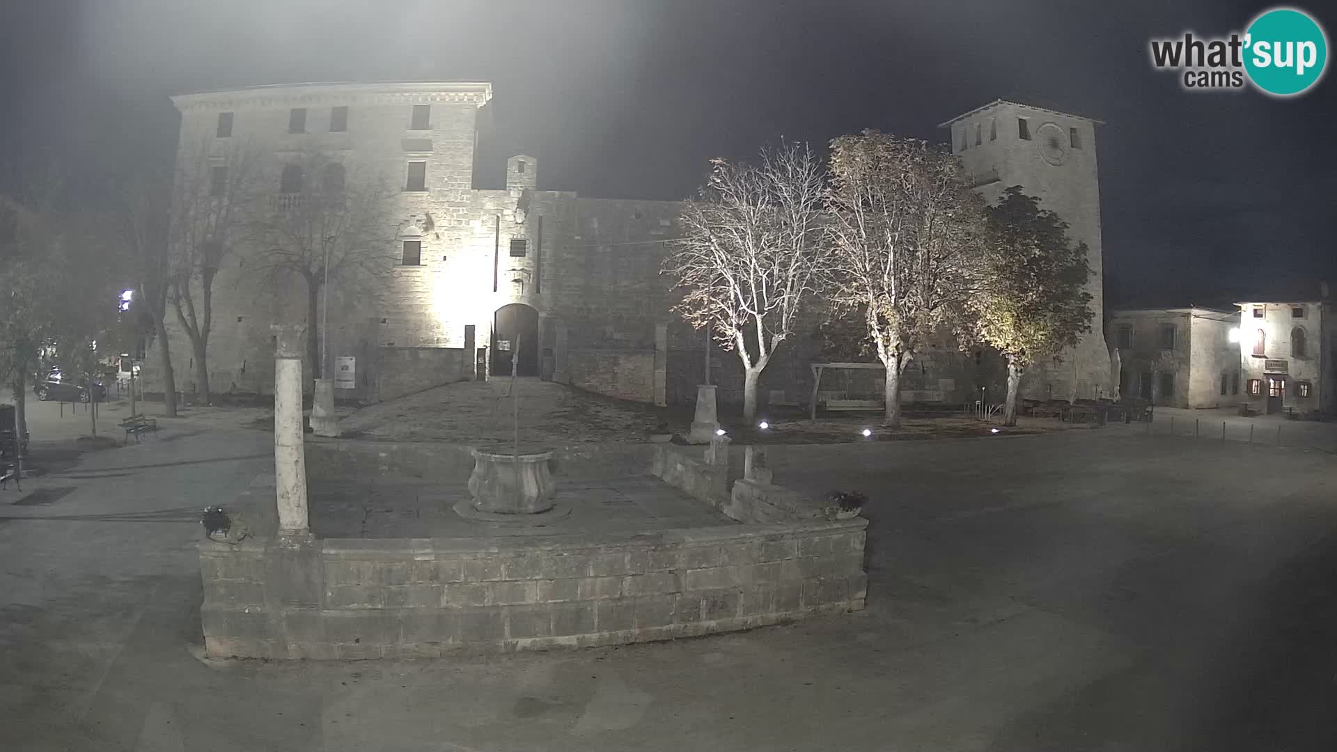 Webcam Svetvinčenat (Sanvincenti) – il castello e il pozzo – Istria – Croazia