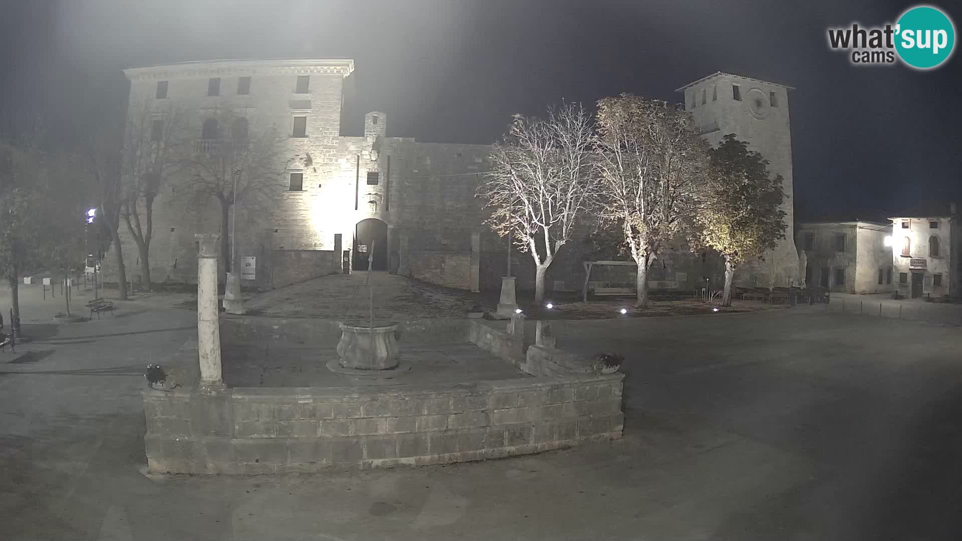 Webcam Svetvinčenat (Sanvincenti) – il castello e il pozzo – Istria – Croazia