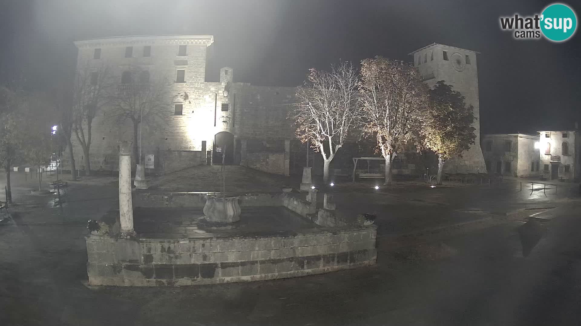 Webcam Svetvinčenat (Sanvincenti) – il castello e il pozzo – Istria – Croazia