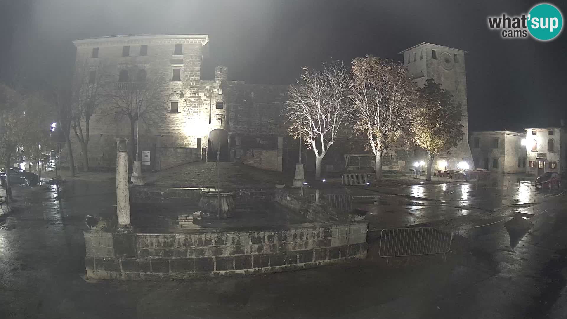 Webcam Svetvinčenat (Sanvincenti) – il castello e il pozzo – Istria – Croazia