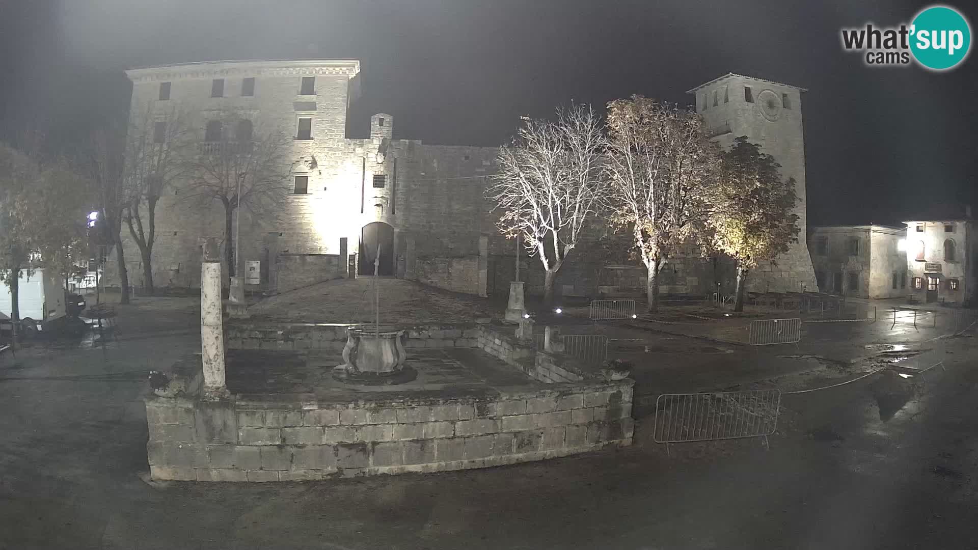 Webcam Svetvinčenat – el castillo y el pozo – Istria – Croacia