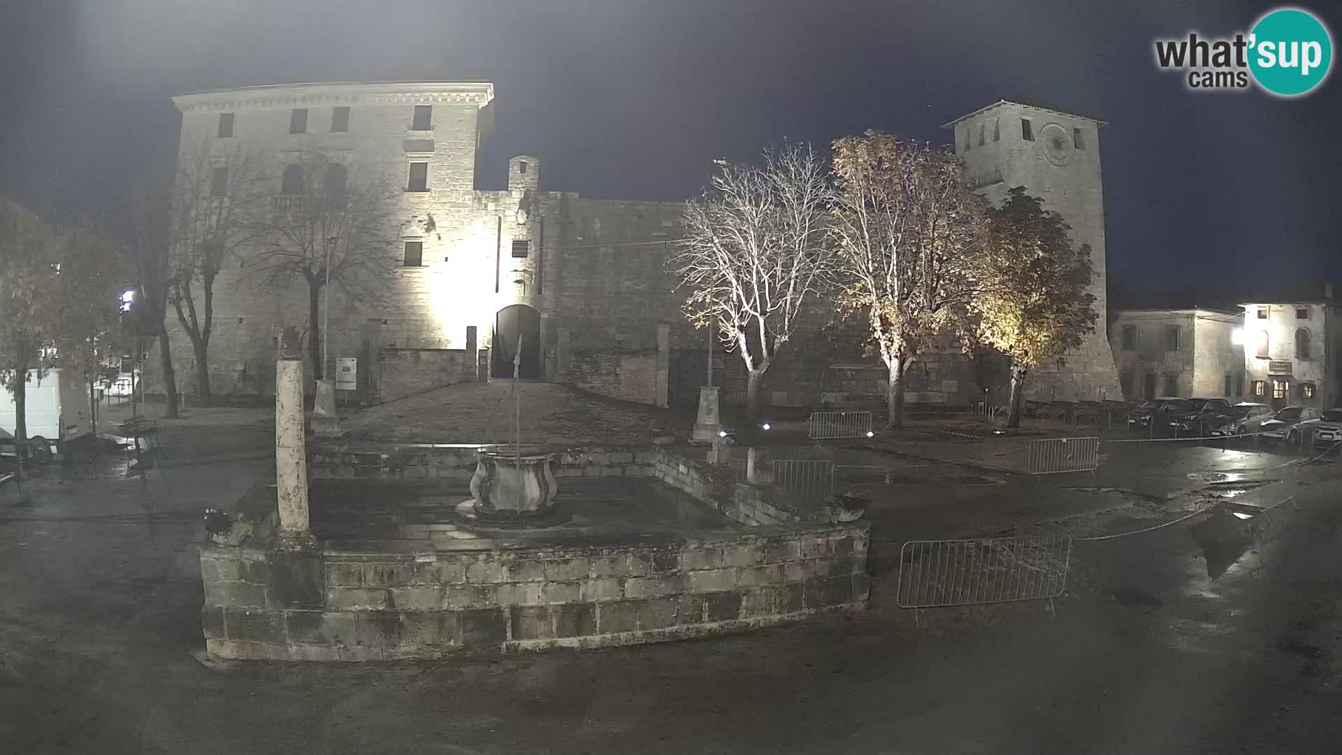 Webcam Svetvinčenat (Sanvincenti) – il castello e il pozzo – Istria – Croazia