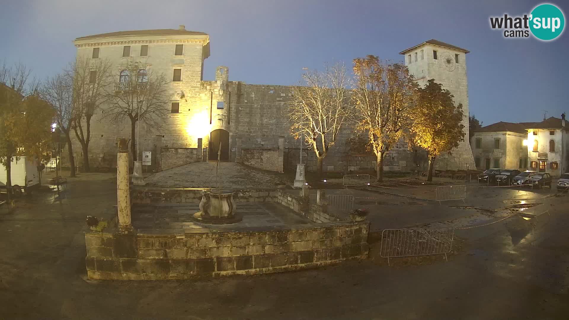 Webcam Svetvinčenat (Sanvincenti) – il castello e il pozzo – Istria – Croazia