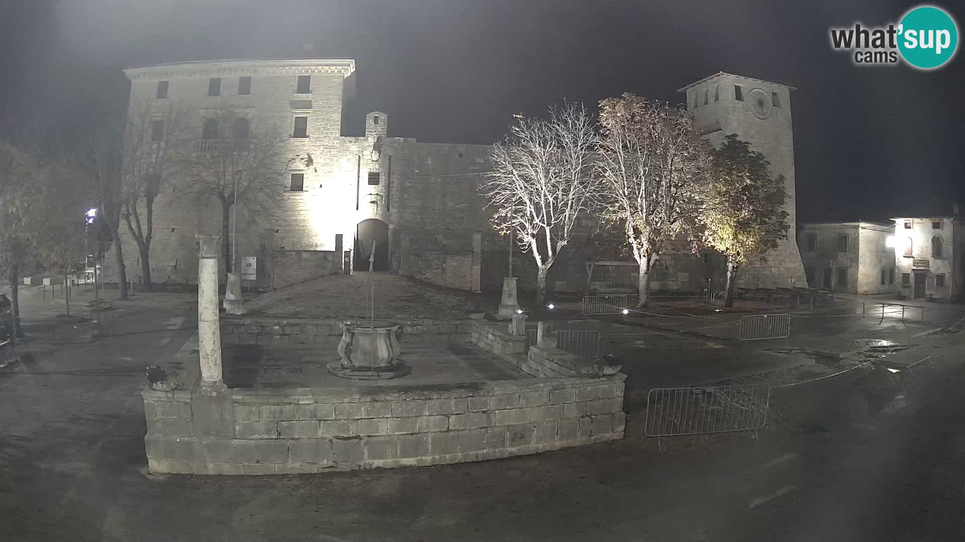 Webcam Svetvinčenat (Sanvincenti) – il castello e il pozzo – Istria – Croazia