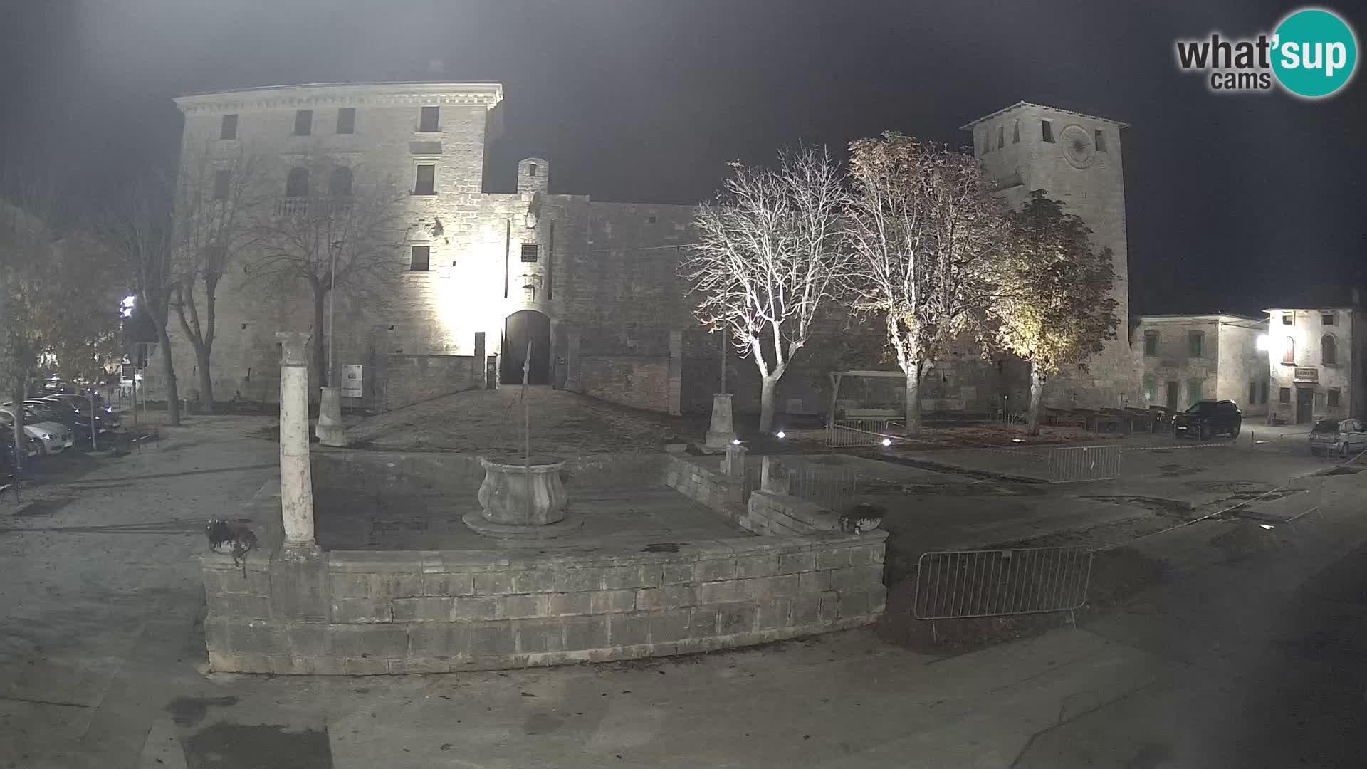 Webcam Svetvinčenat (Sanvincenti) – il castello e il pozzo – Istria – Croazia