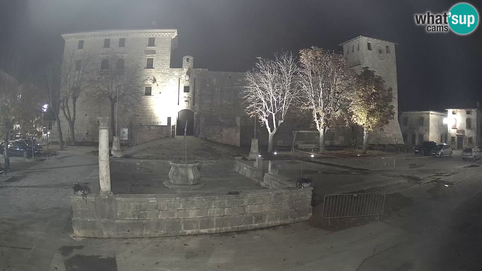 Webcam Svetvinčenat (Sanvincenti) – il castello e il pozzo – Istria – Croazia