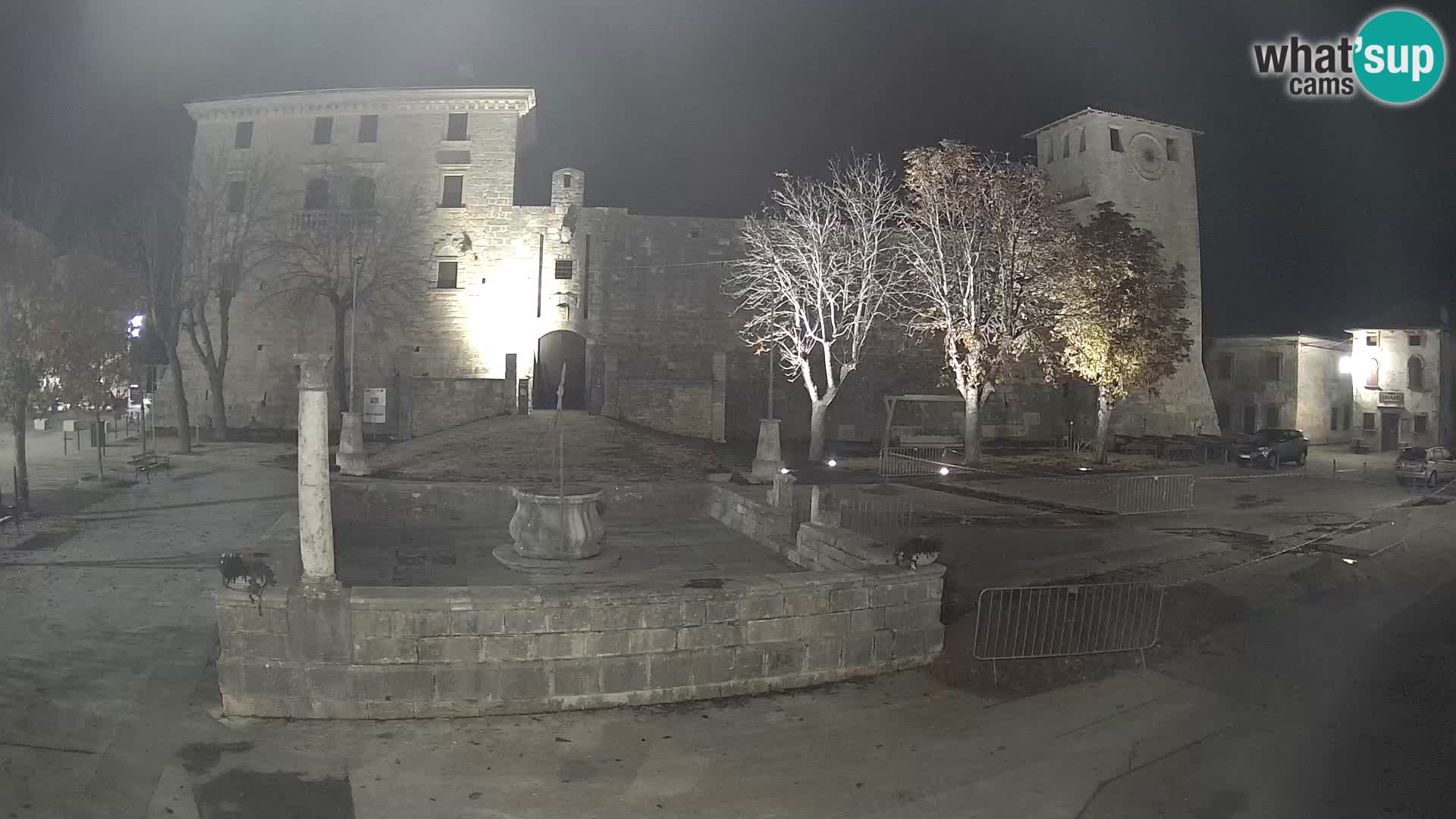 Webcam Svetvinčenat (Sanvincenti) – il castello e il pozzo – Istria – Croazia