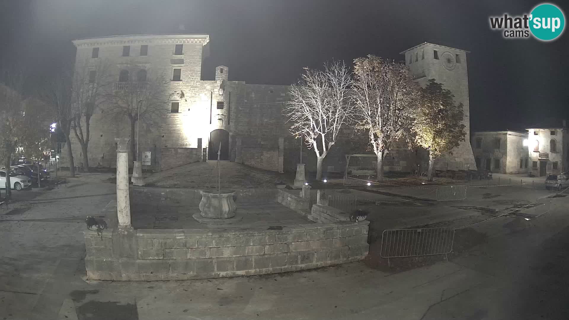 Webcam Svetvinčenat (Sanvincenti) – il castello e il pozzo – Istria – Croazia