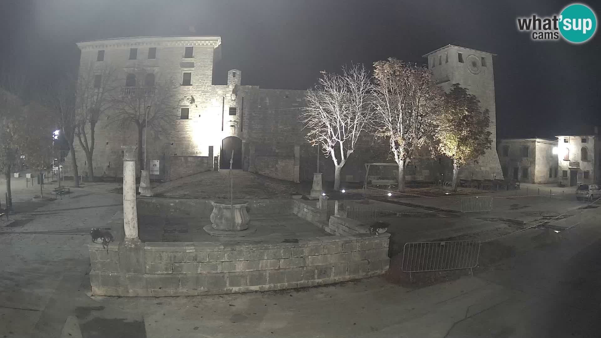 Webcam Svetvinčenat (Sanvincenti) – il castello e il pozzo – Istria – Croazia