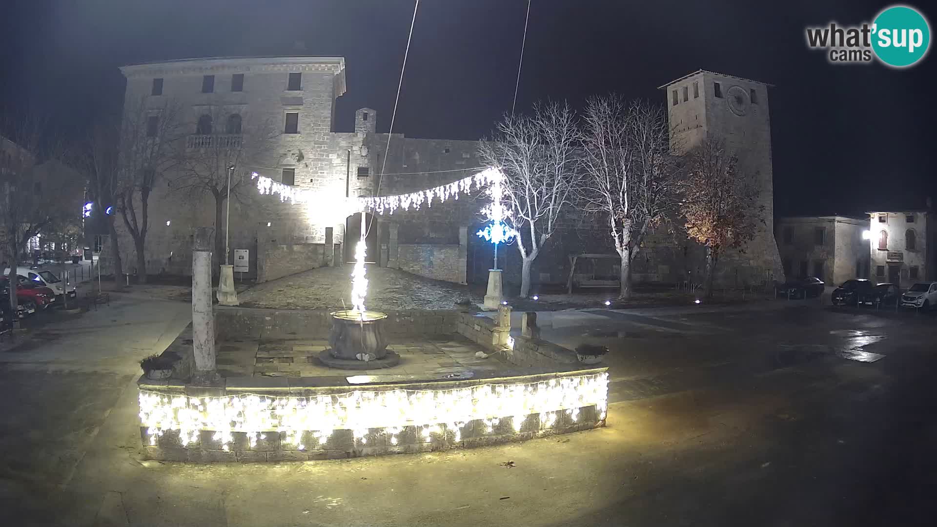 Webcam Svetvinčenat (Sanvincenti) – il castello e il pozzo – Istria – Croazia