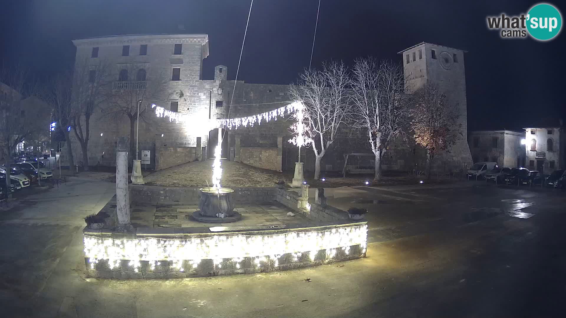 Webcam Svetvinčenat – el castillo y el pozo – Istria – Croacia