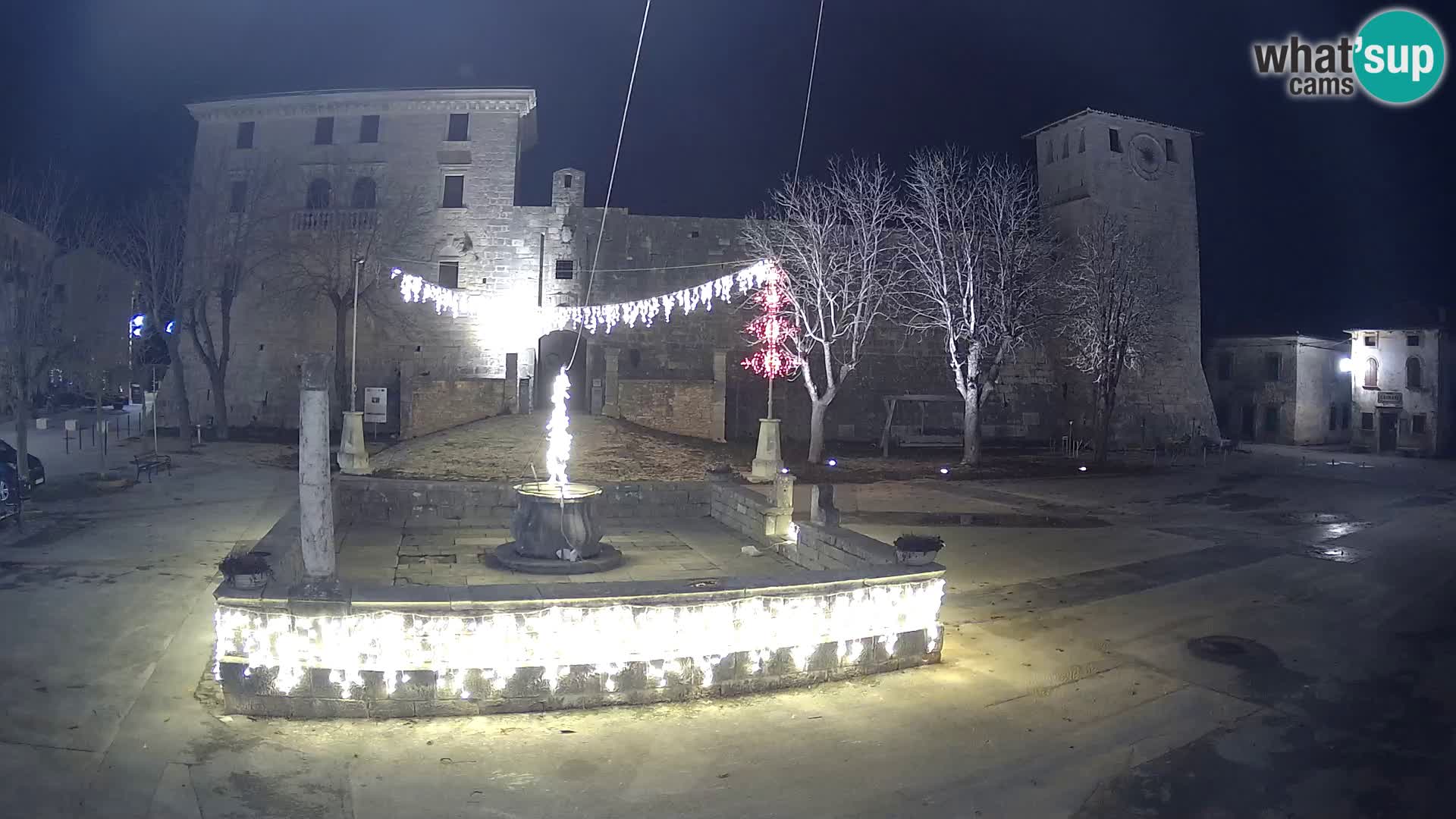 Webcam Svetvinčenat – the Castle and well – Istria – Croatia