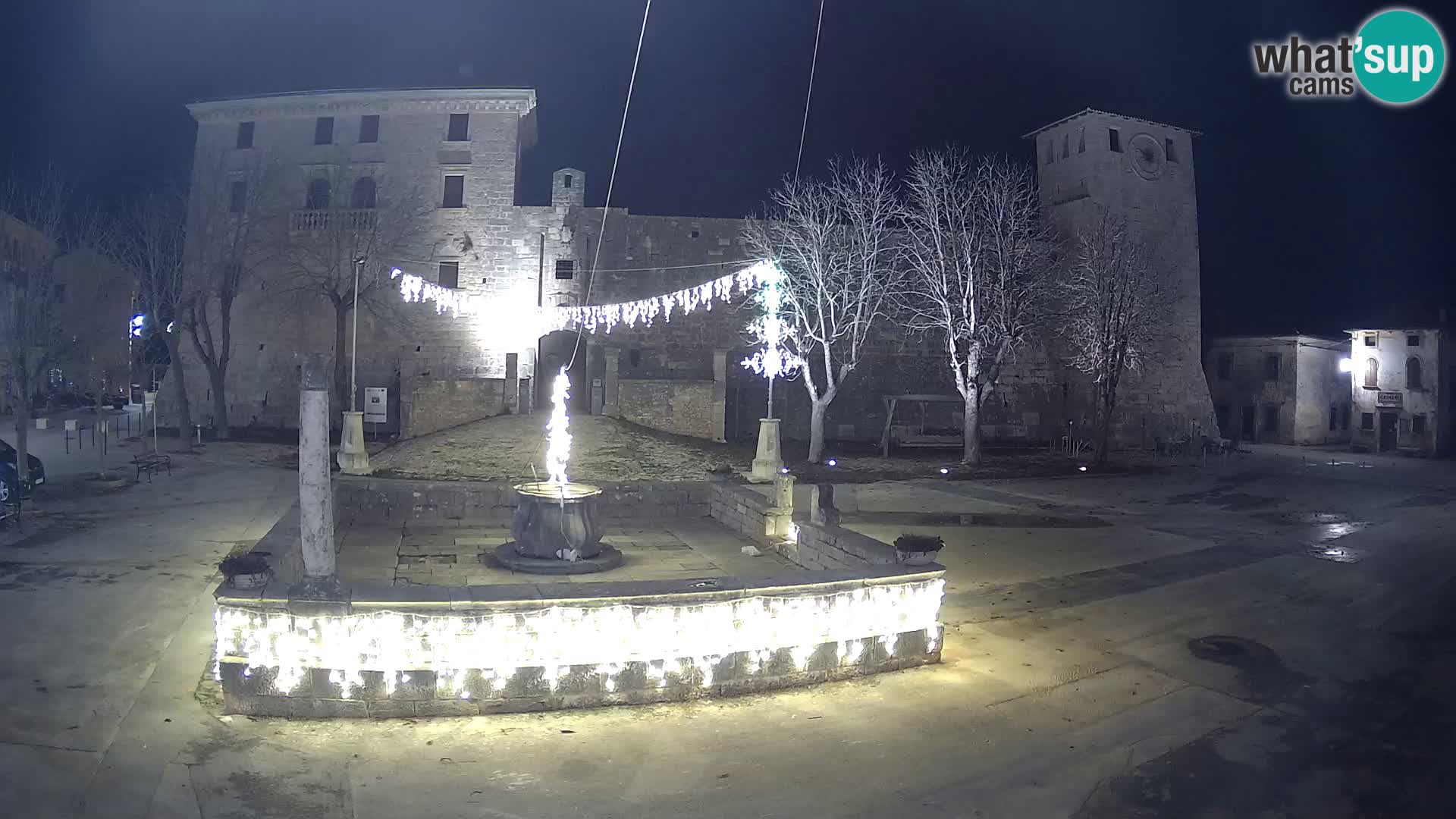 Webcam Svetvinčenat – el castillo y el pozo – Istria – Croacia