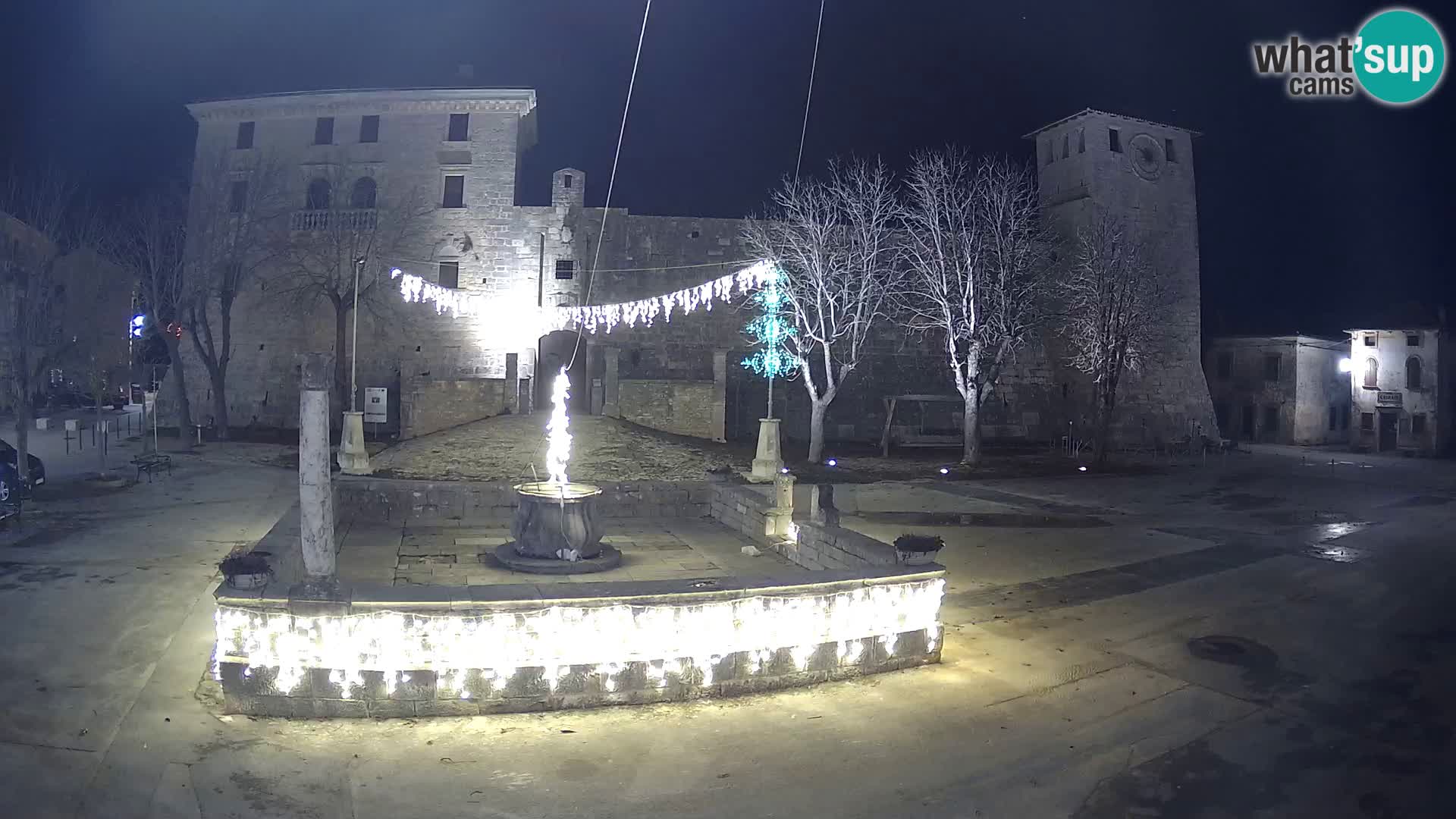 Webcam Svetvinčenat – el castillo y el pozo – Istria – Croacia