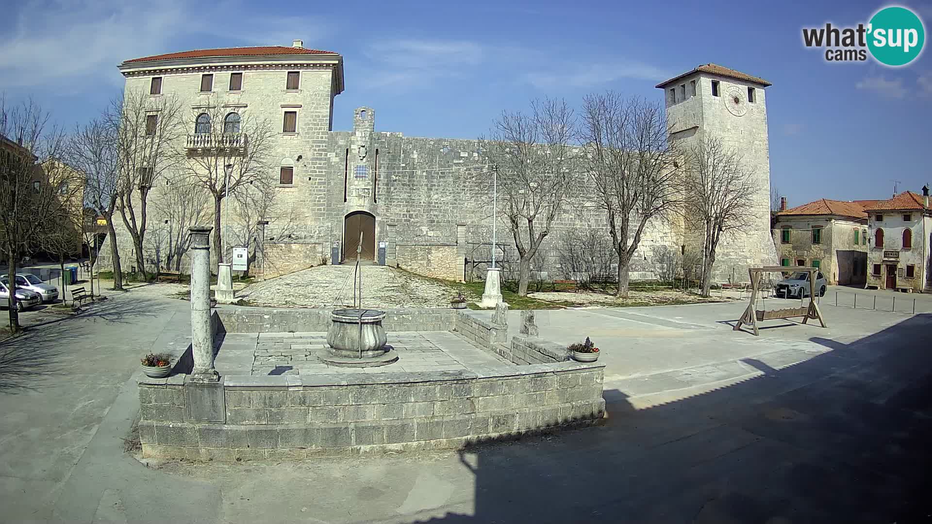 Webcam Svetvinčenat – the Castle and well – Istria – Croatia