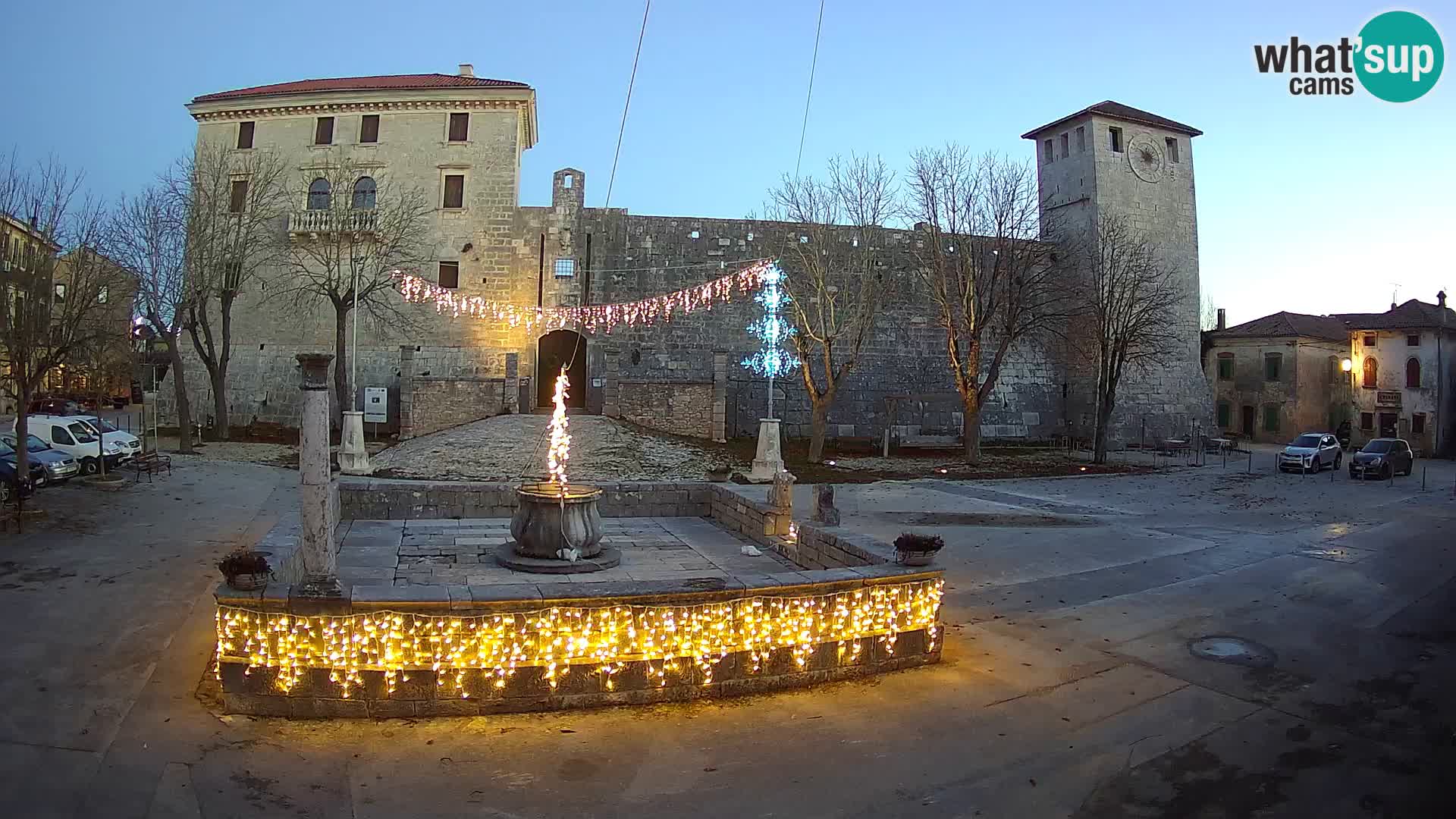 Webcam Svetvinčenat – the Castle and well – Istria – Croatia