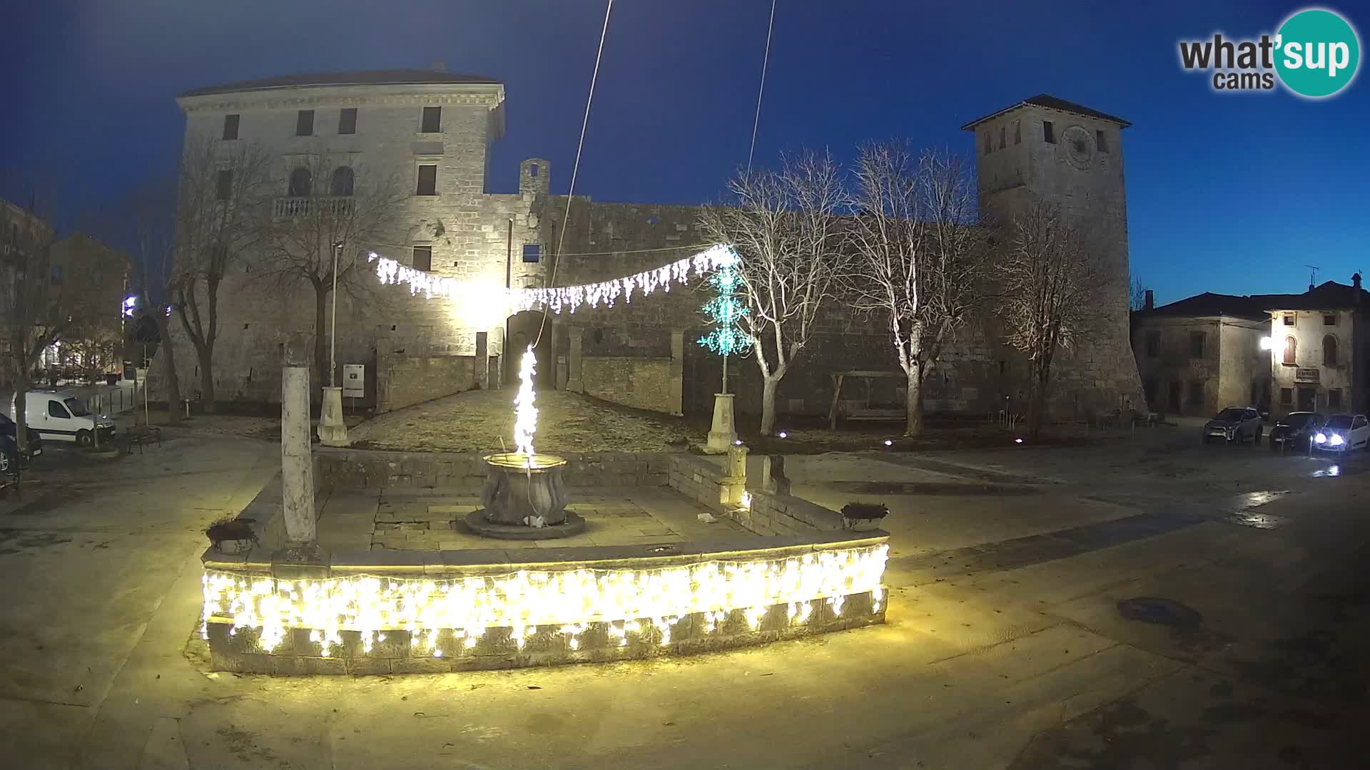 Webcam Svetvinčenat – el castillo y el pozo – Istria – Croacia