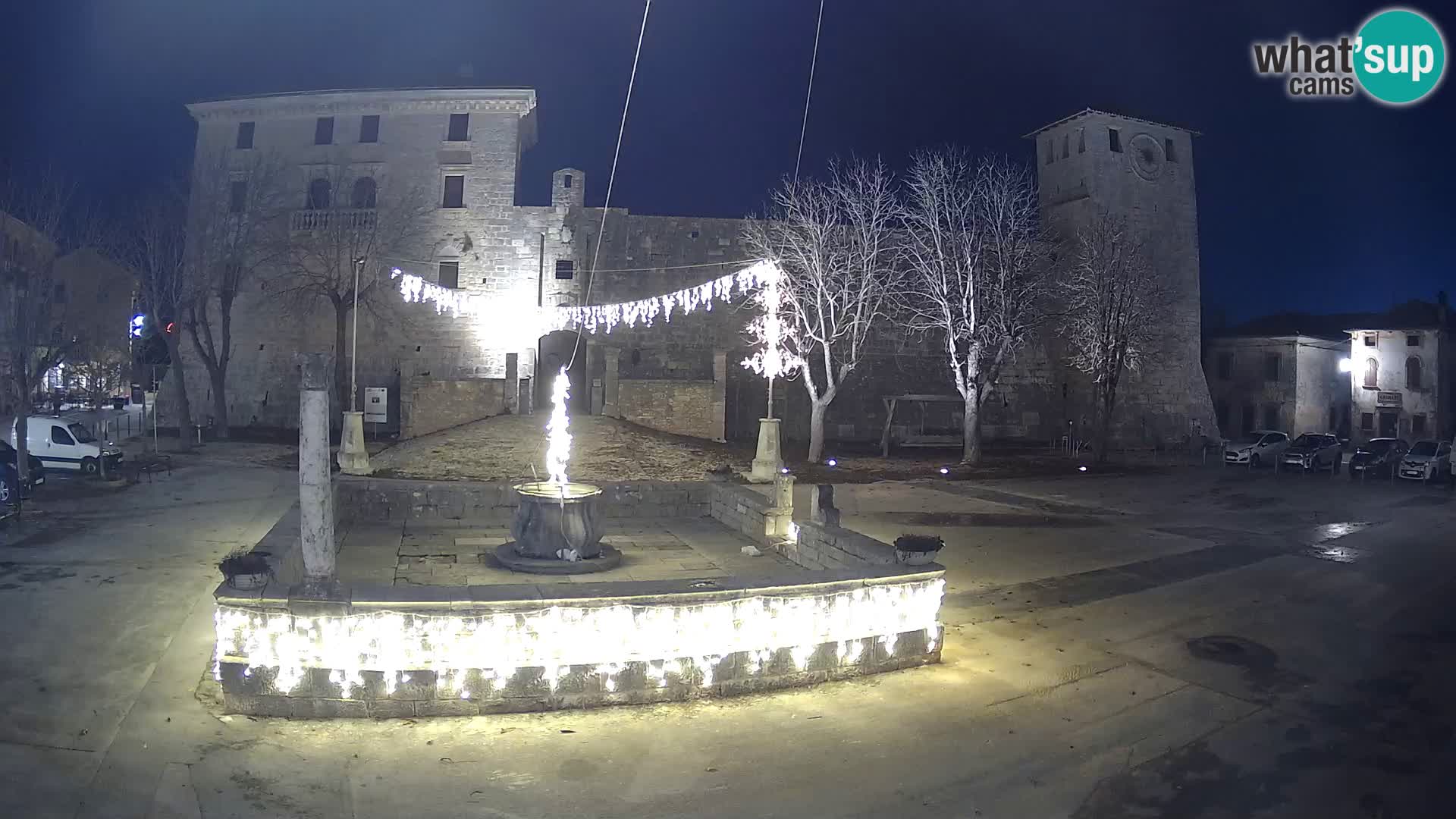 Webcam Svetvinčenat – el castillo y el pozo – Istria – Croacia