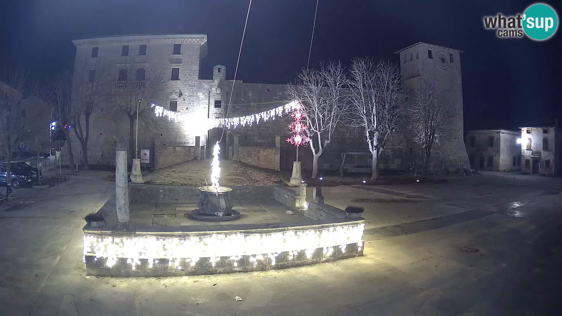 Webcam Svetvinčenat – the Castle and well – Istria – Croatia