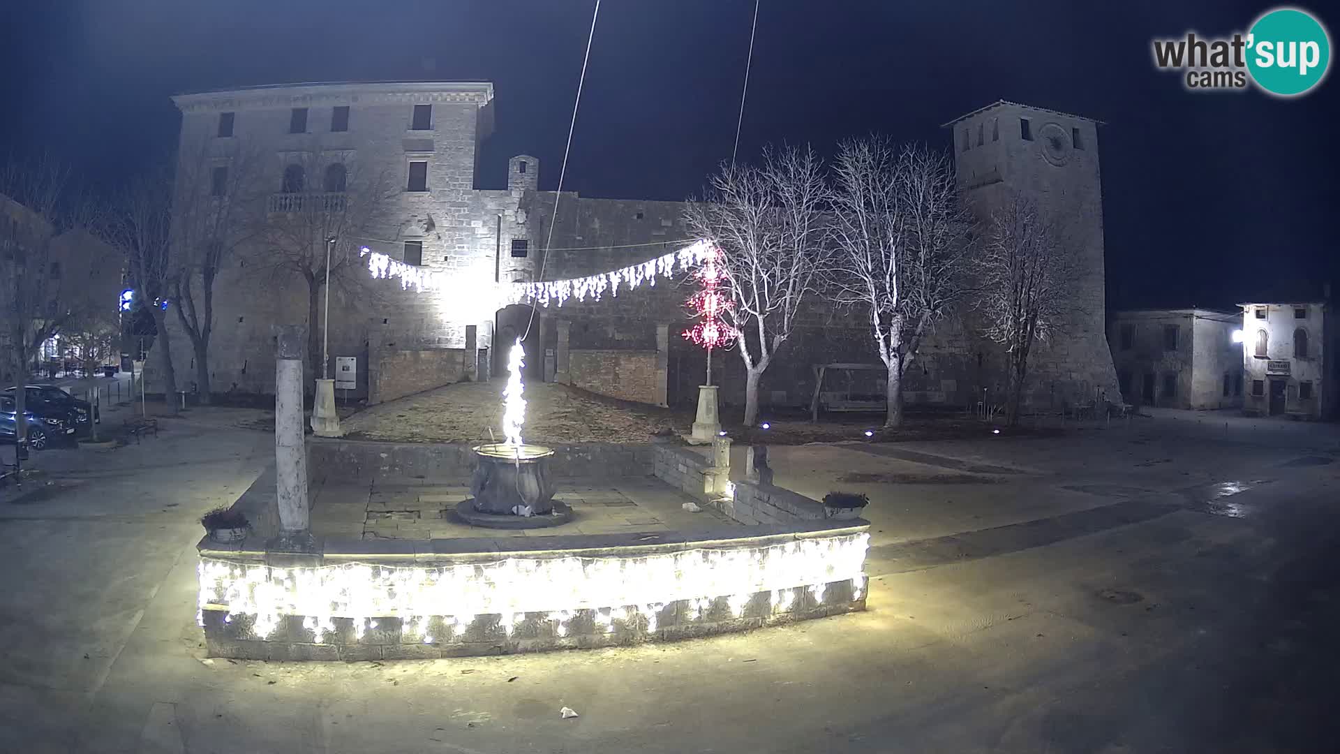 Webcam Svetvinčenat – the Castle and well – Istria – Croatia