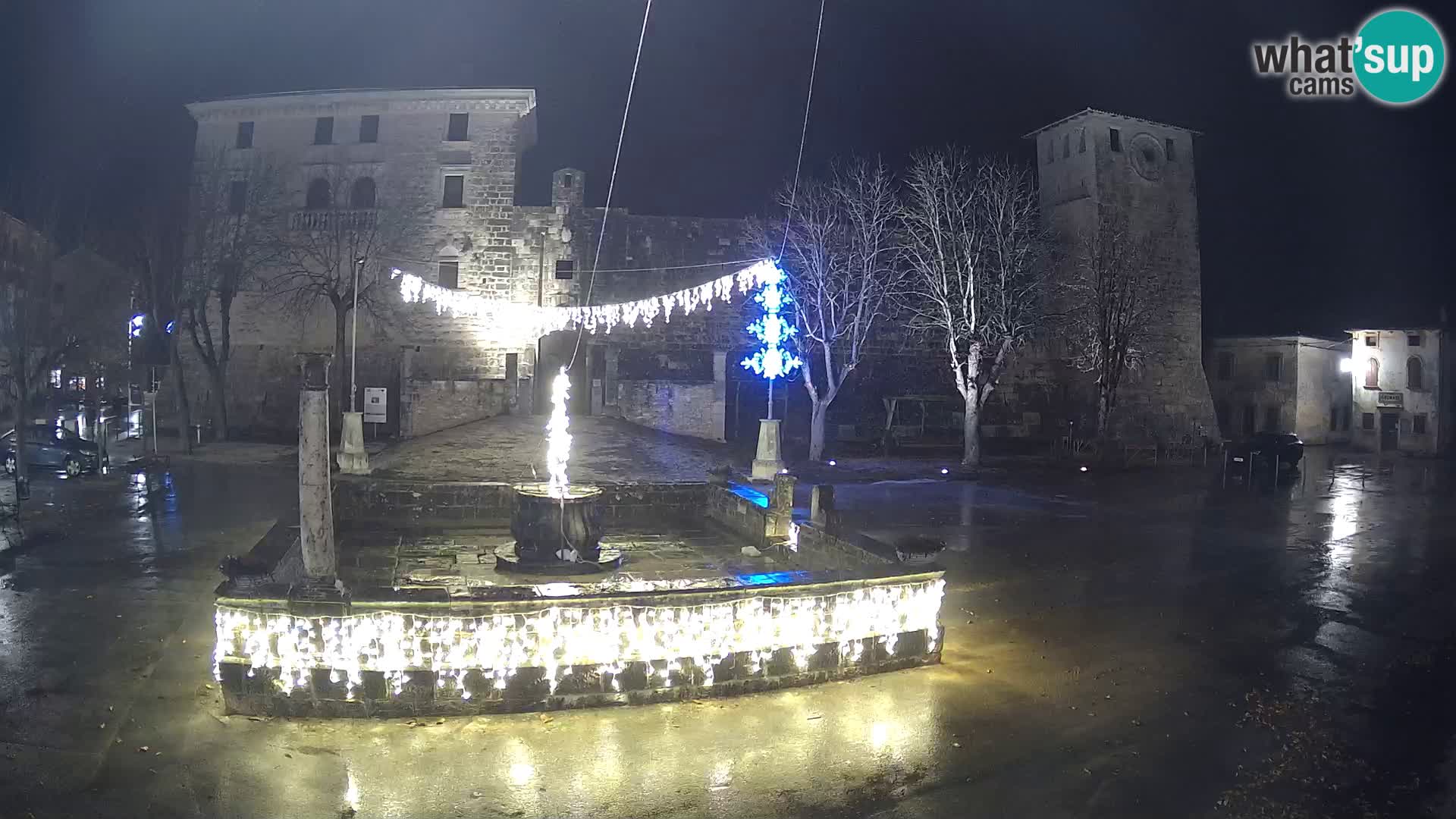 Webcam Svetvinčenat (Sanvincenti) – il castello e il pozzo – Istria – Croazia